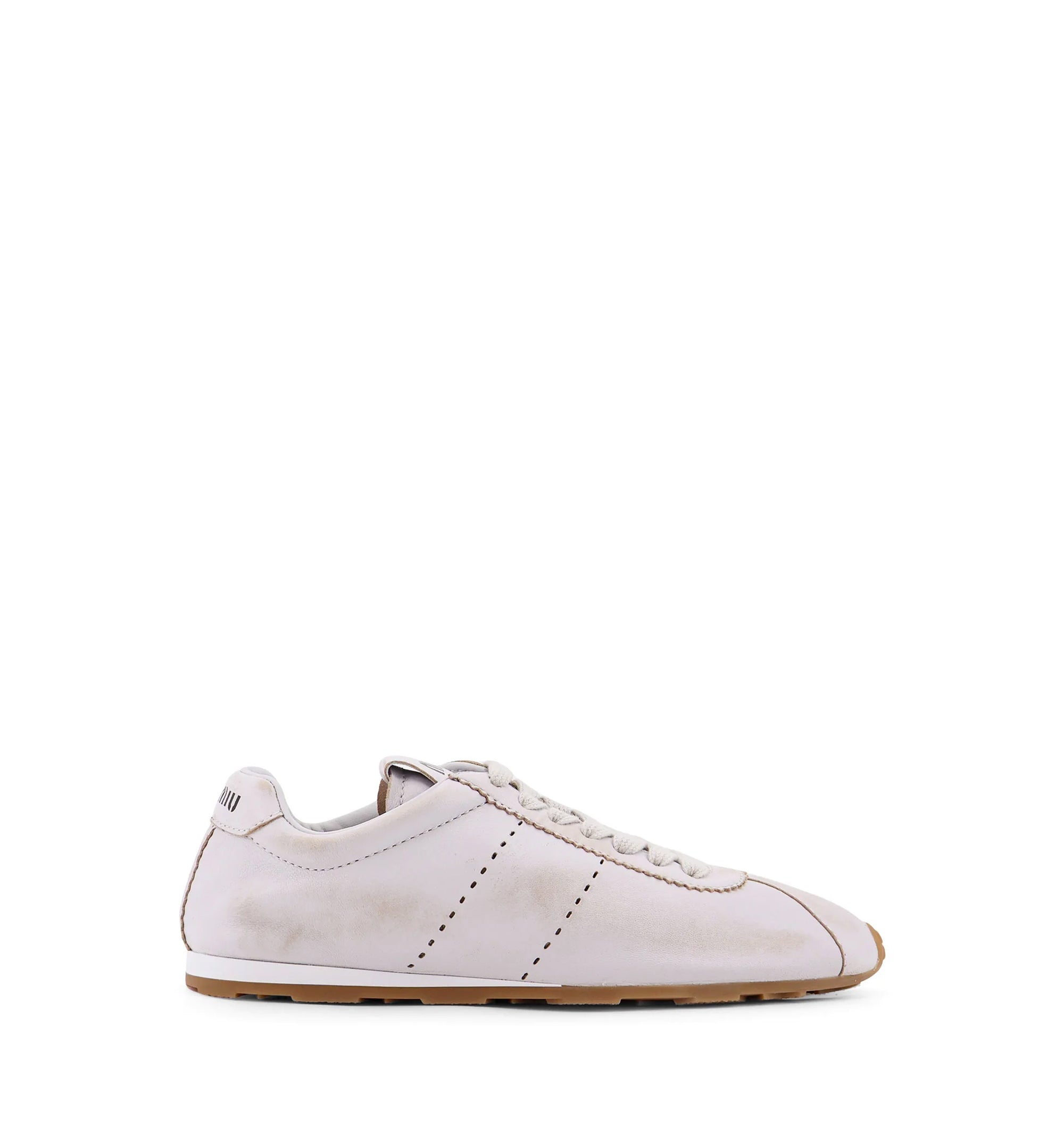 Bleached Nappa Leather Sneakers
