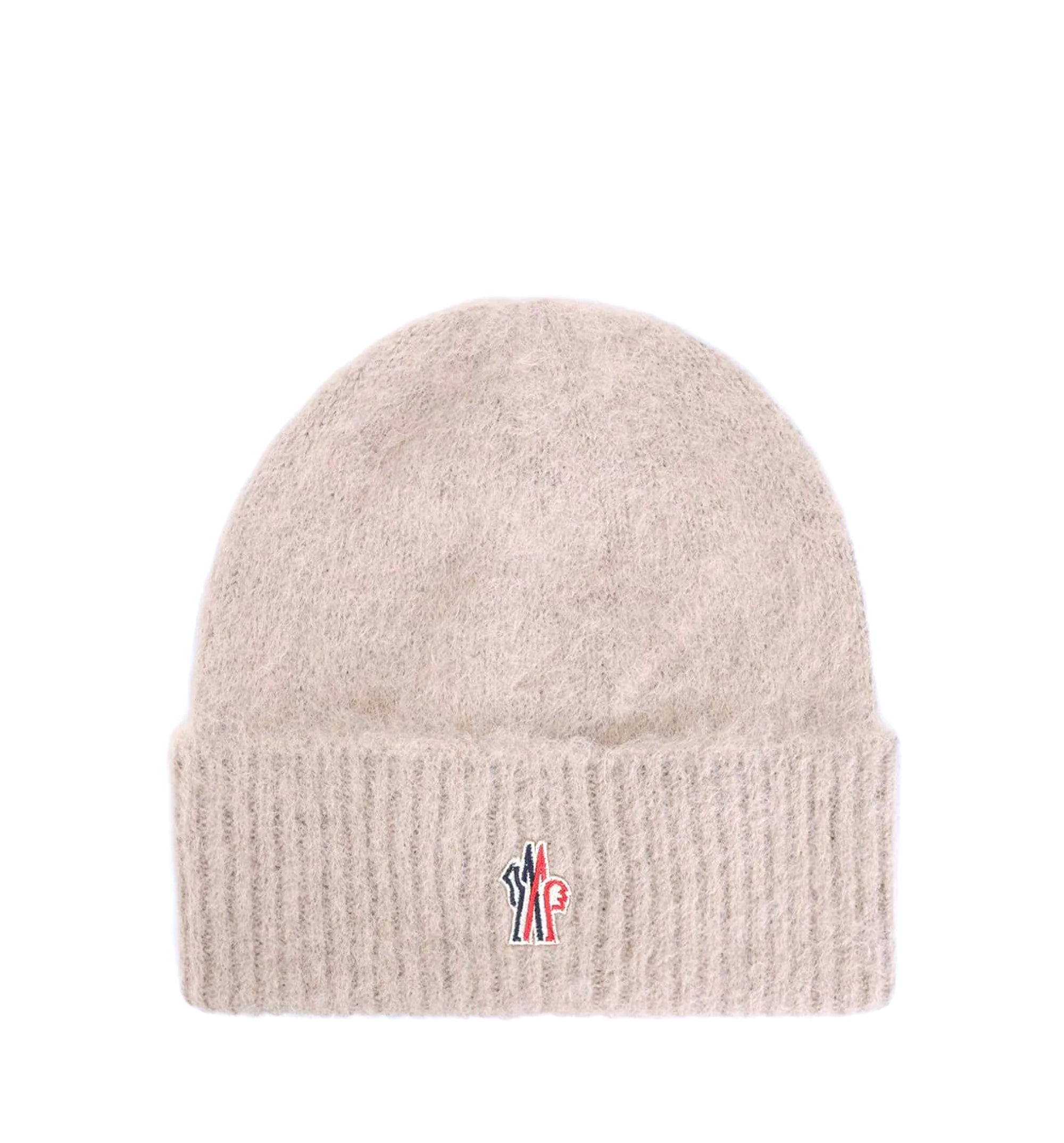 Logo-Patch Knitted Beanie