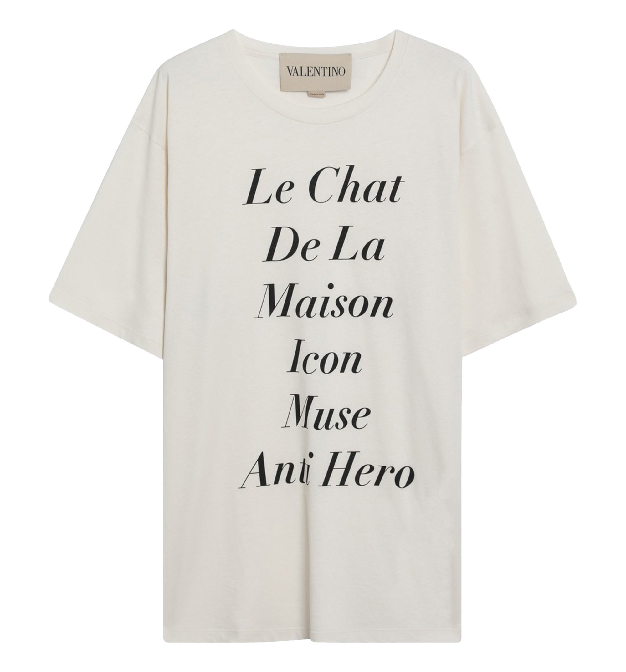 T-Shirt With Le Chat De La Maison Icon Muse Anti Hero Print