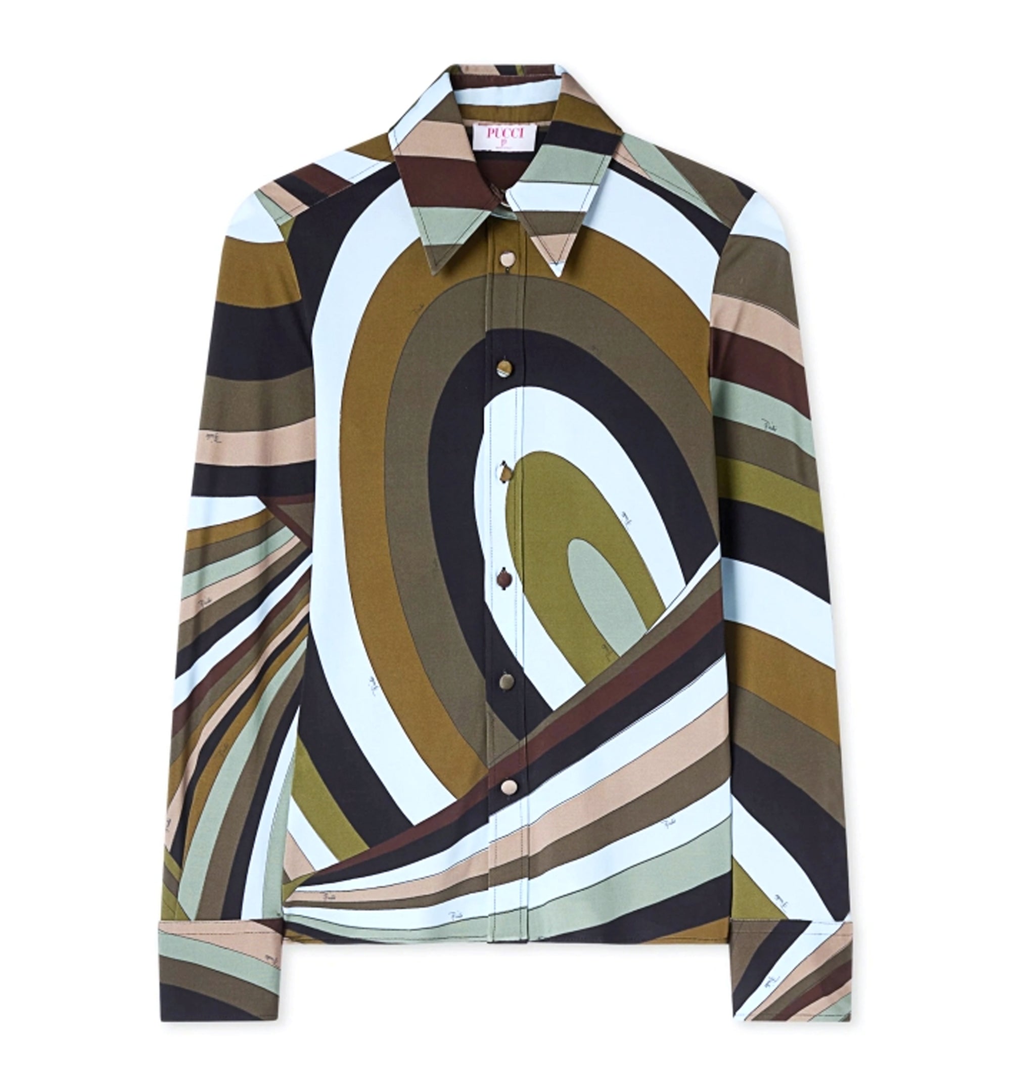 Iride Print Viscose Shirt