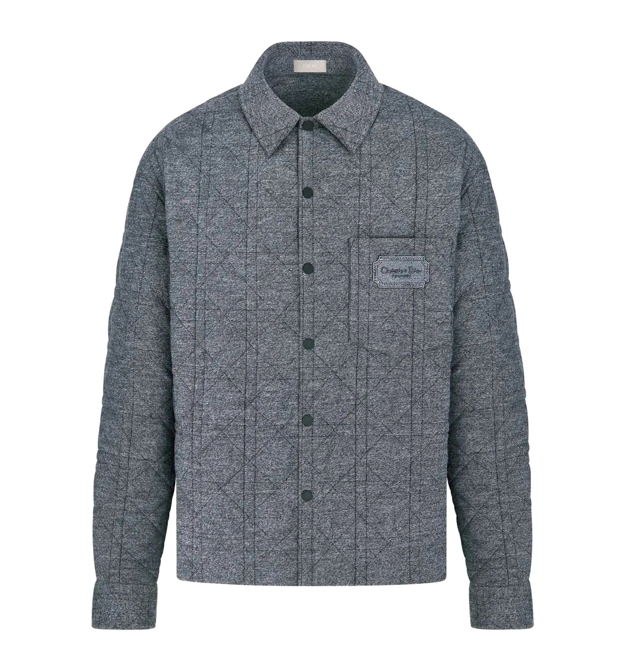 "Cannage" overshirt jacket