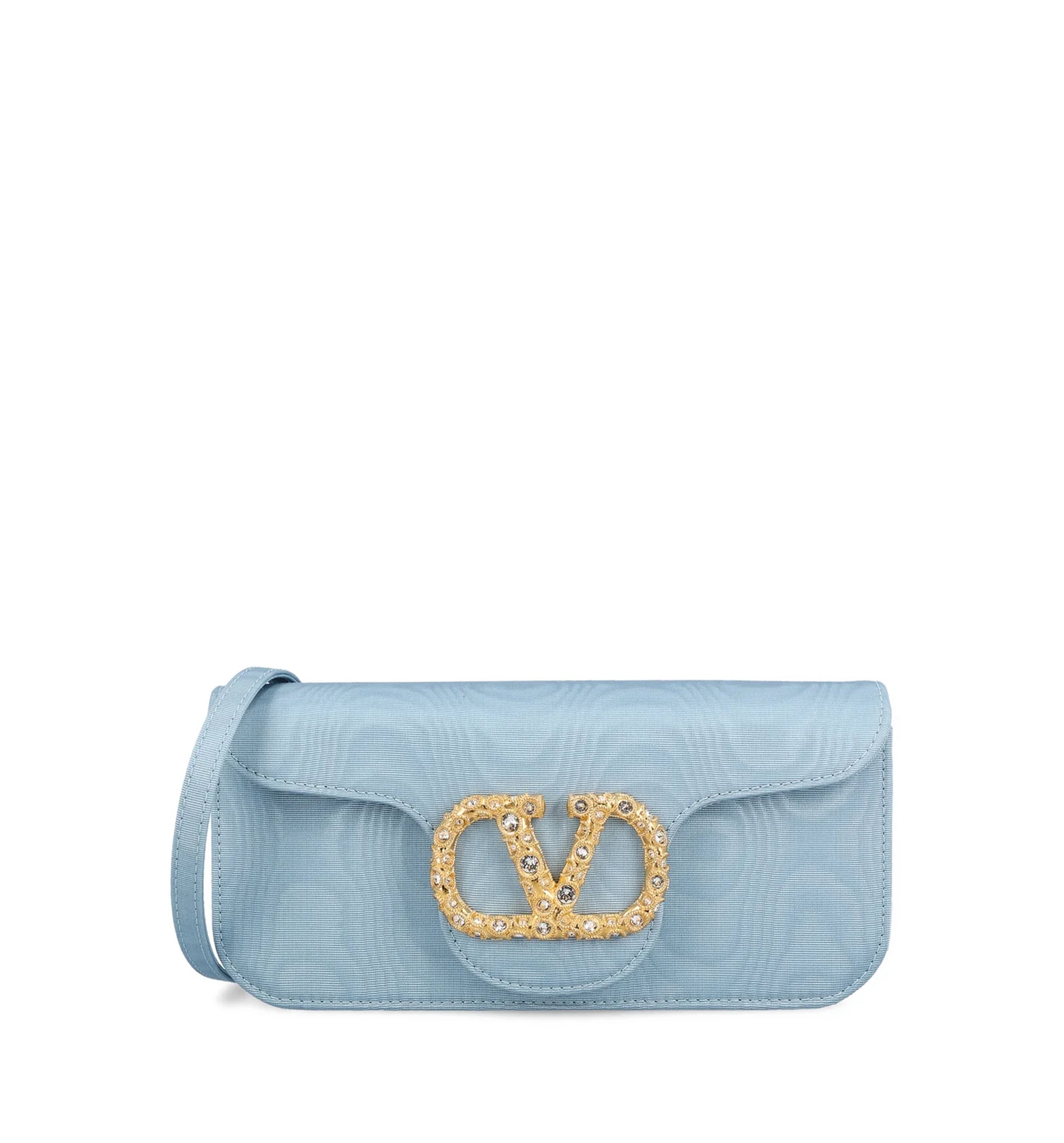 Locò VLogo Signature Foldover Top Clutch Bag