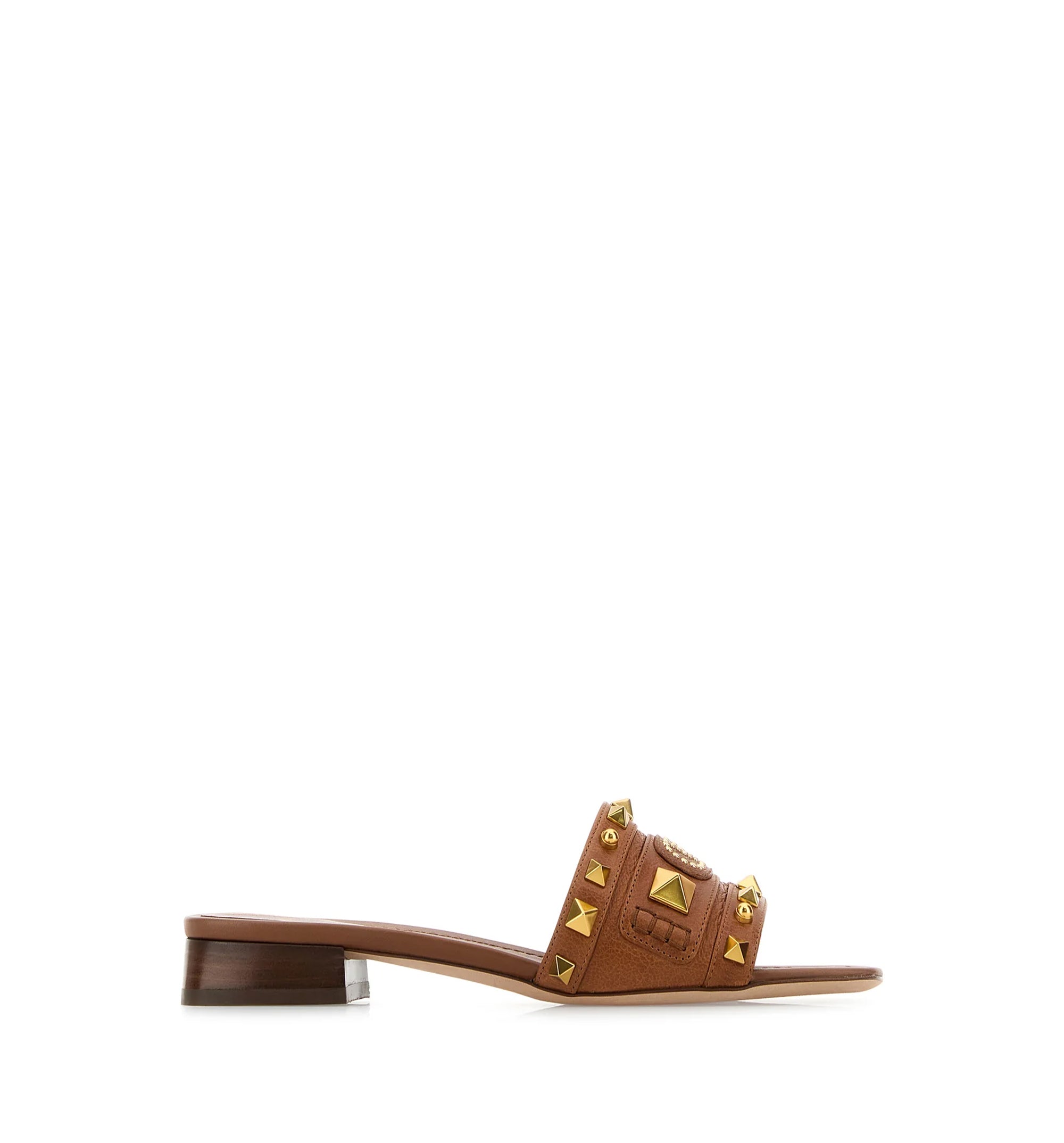 Leather Plaster Caster Slippers