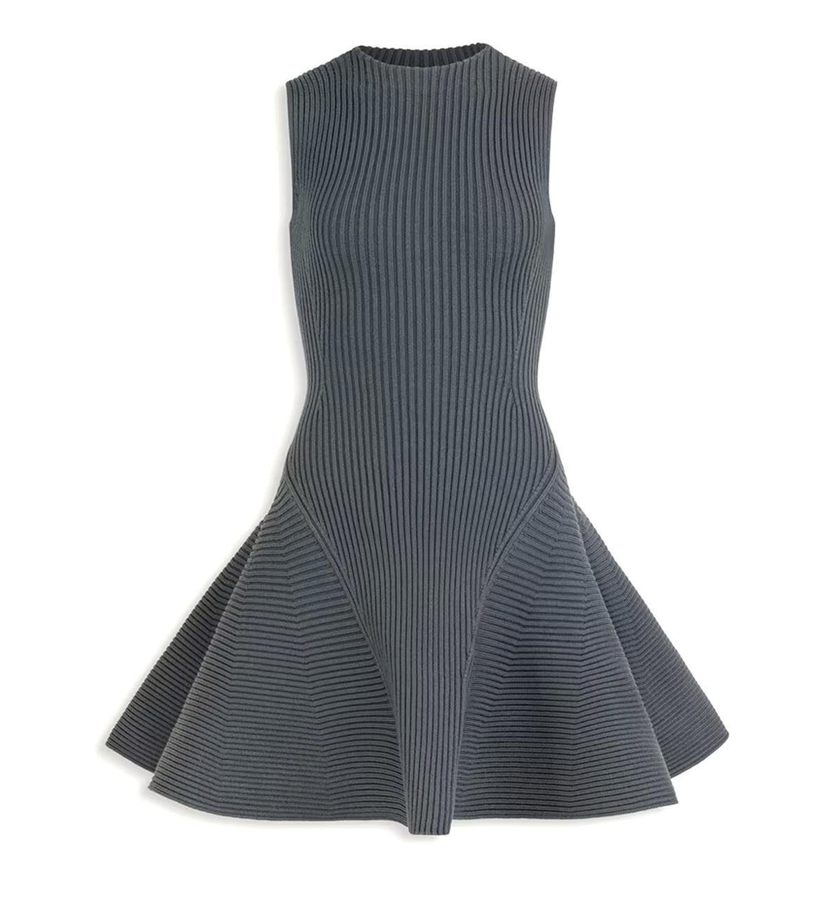 Ribbed Skater Dress