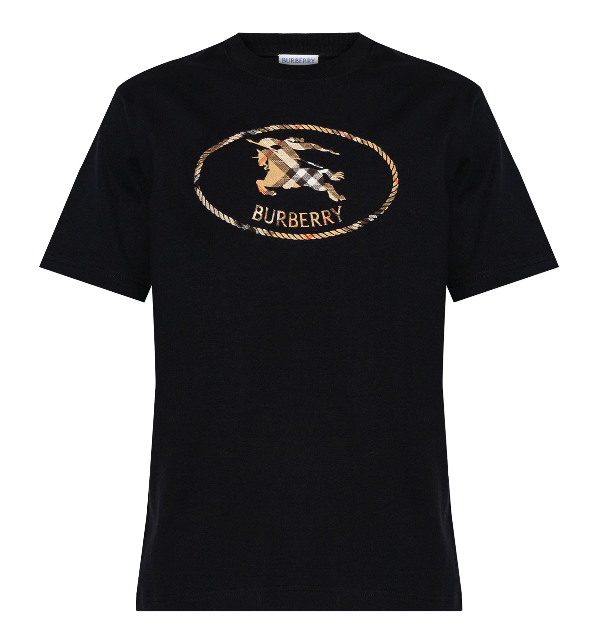 Knight Stamp Cotton T-Shirt