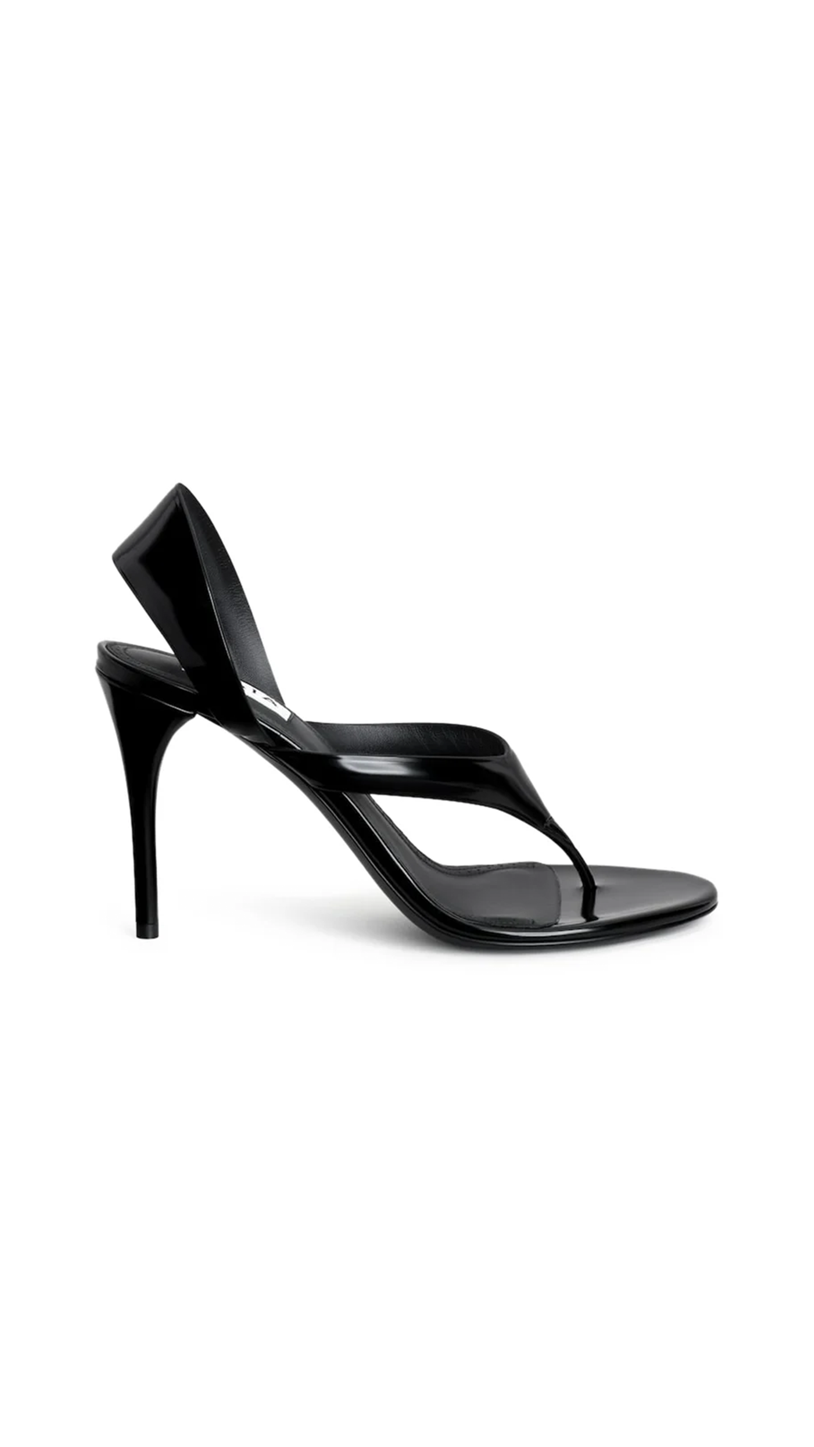 Infradito Sandals in Leather - Black