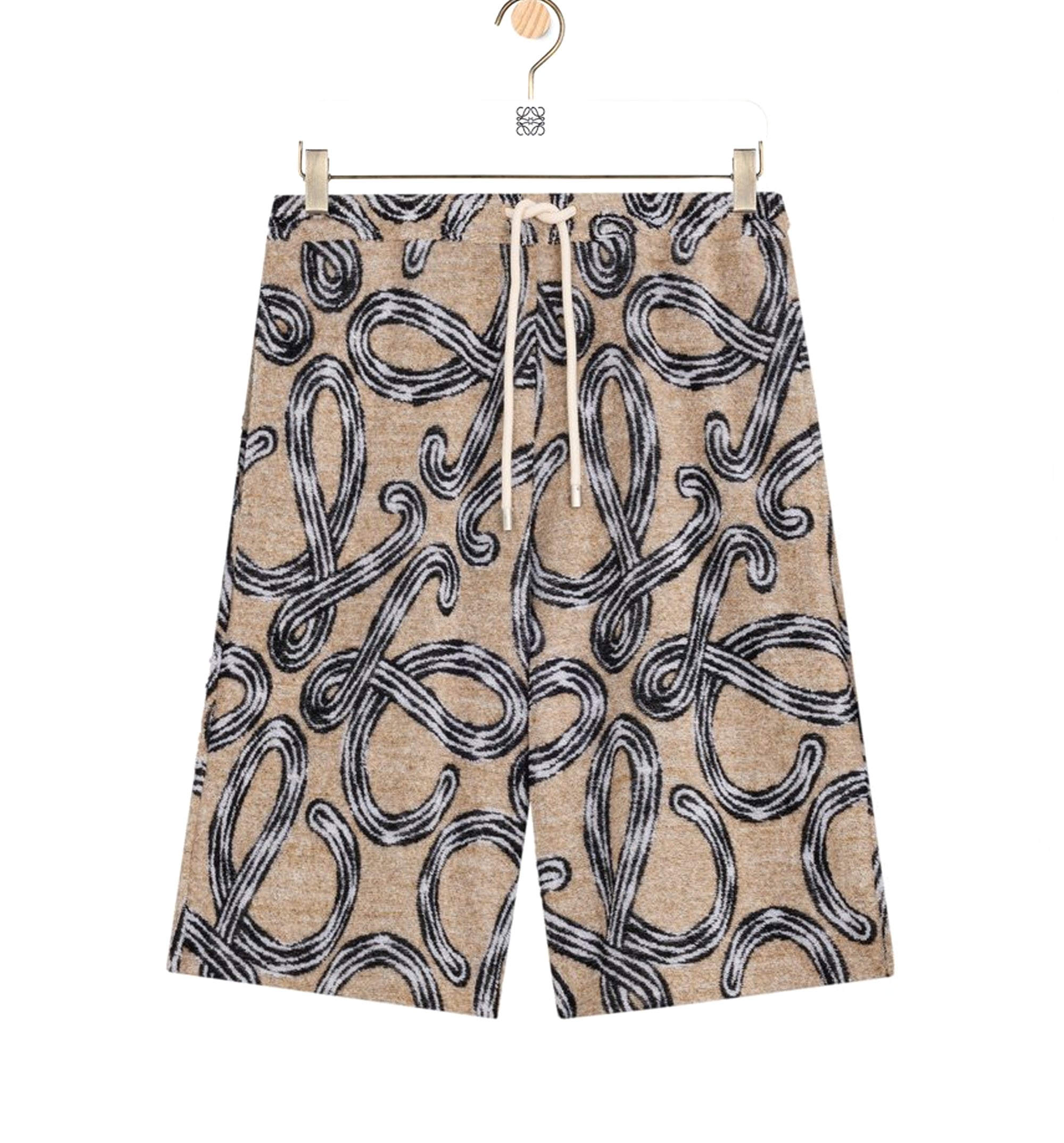 Shorts in jacquard terry