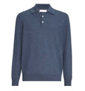 Cashmere knit polo shirt