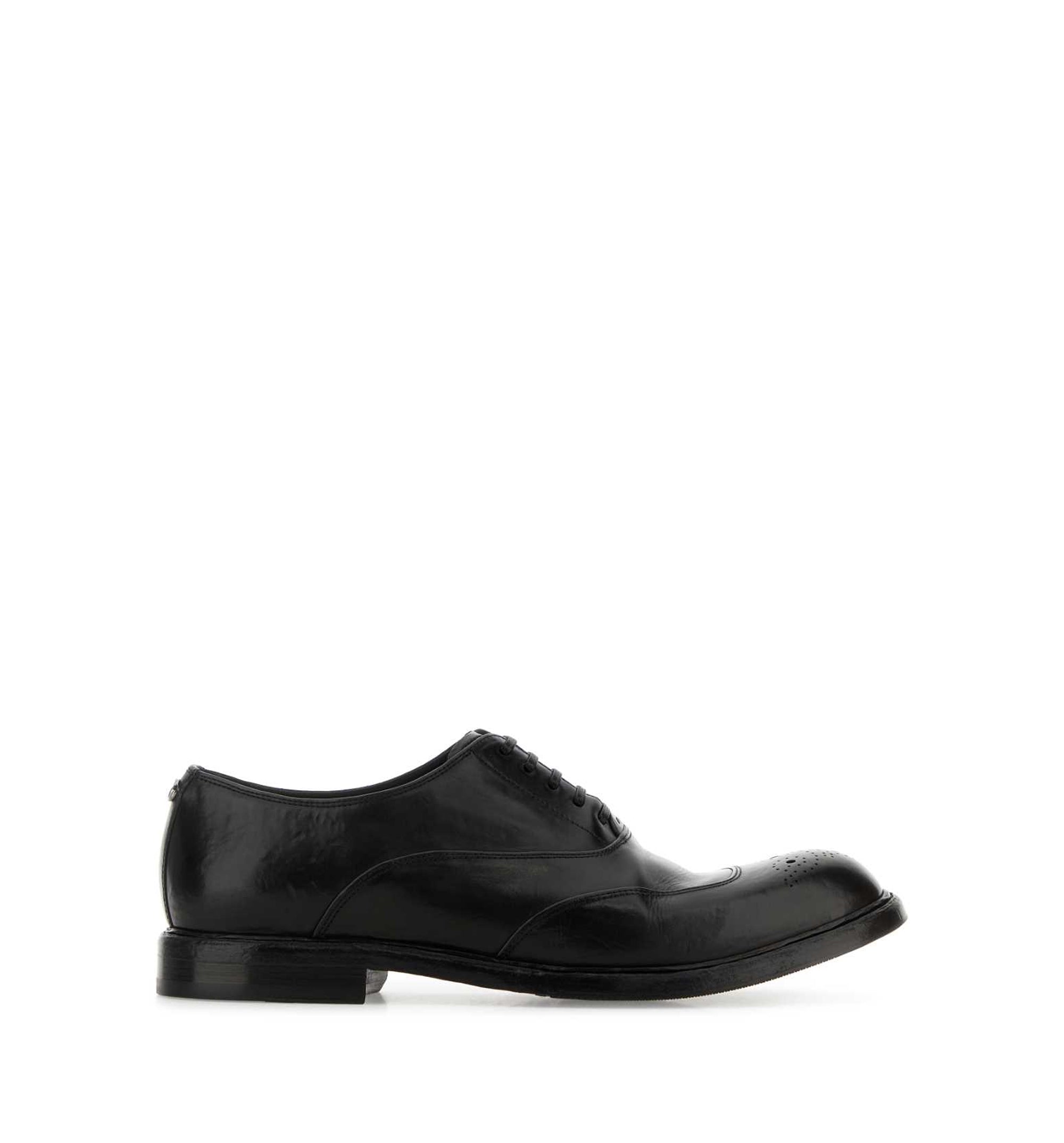 Marsala Leather Lace-Up Shoes