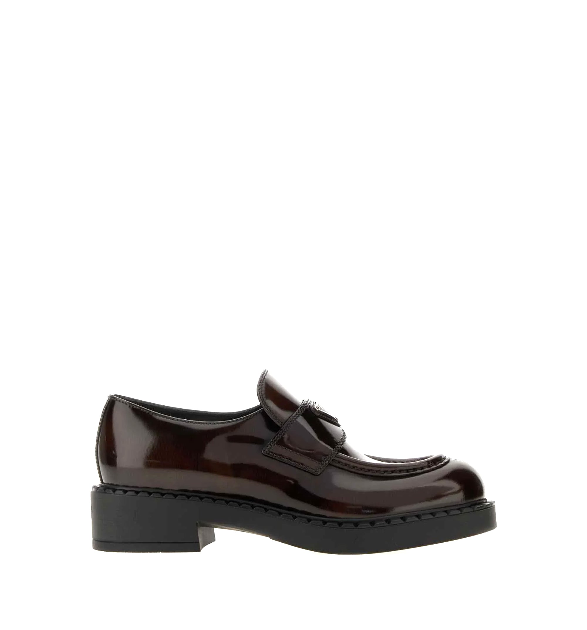 Chocolate Brushed Leather Loafers