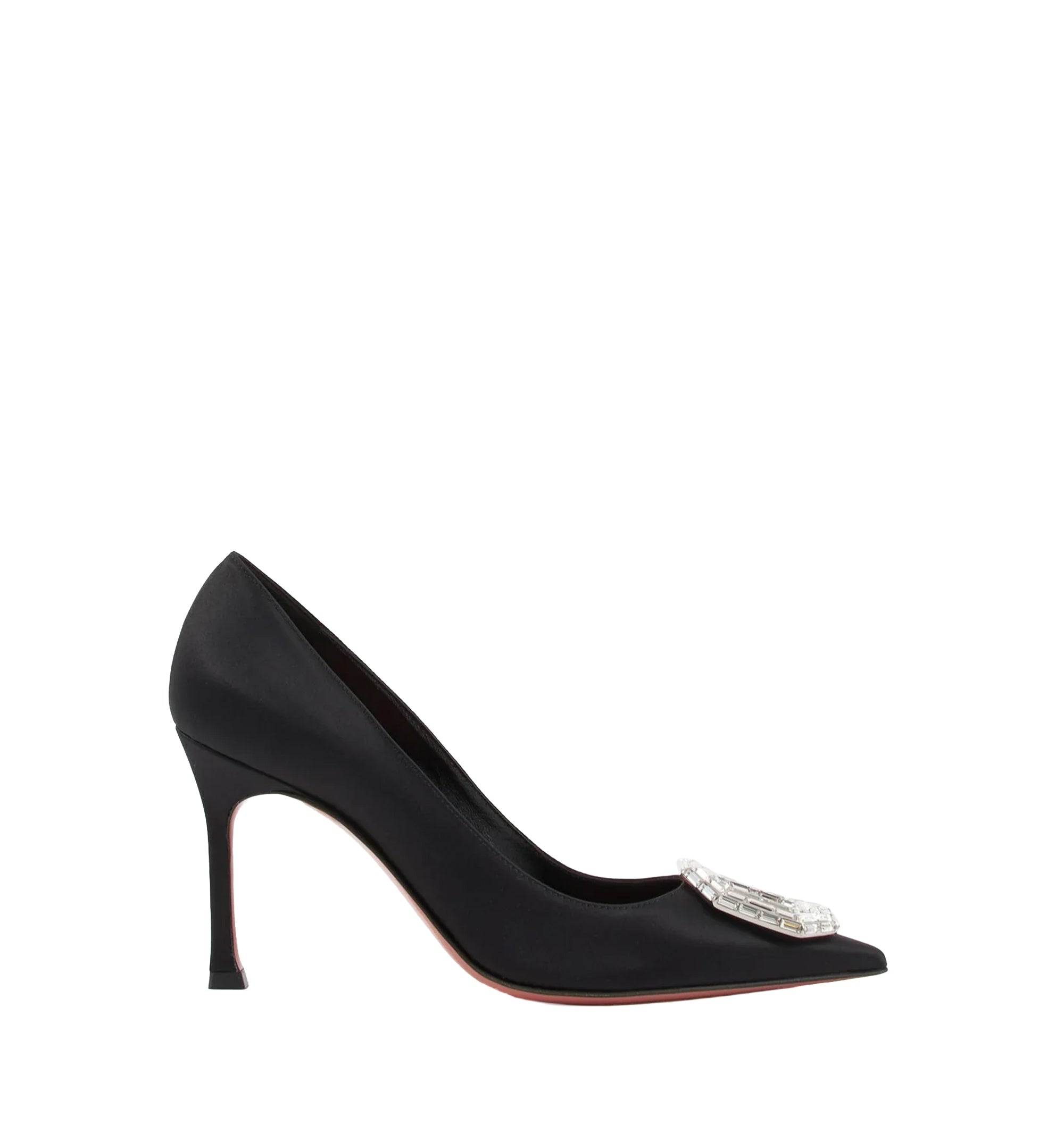 Camelia Pump 105 Black Satin