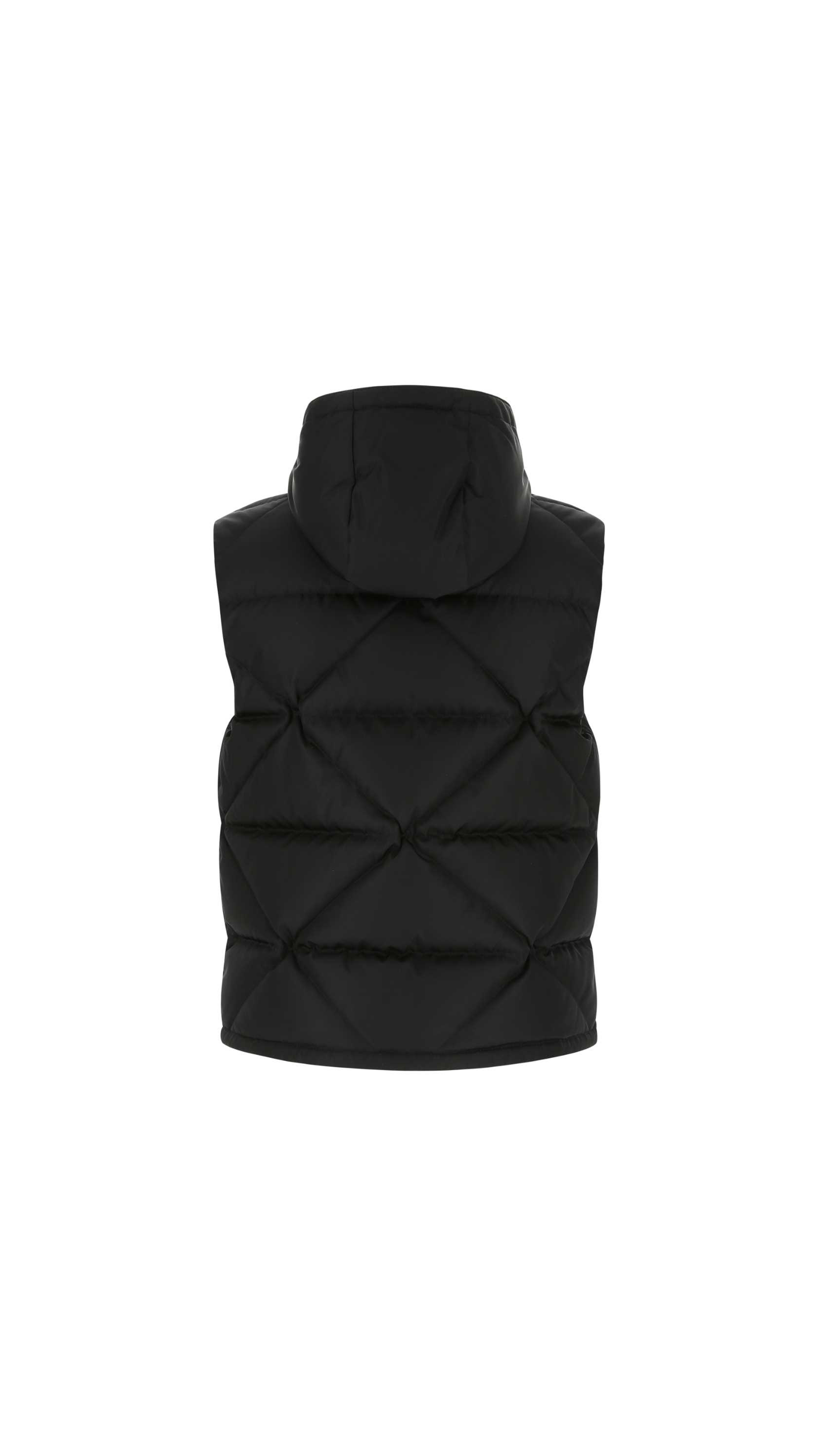 Re-Nylon Down Vest - Black