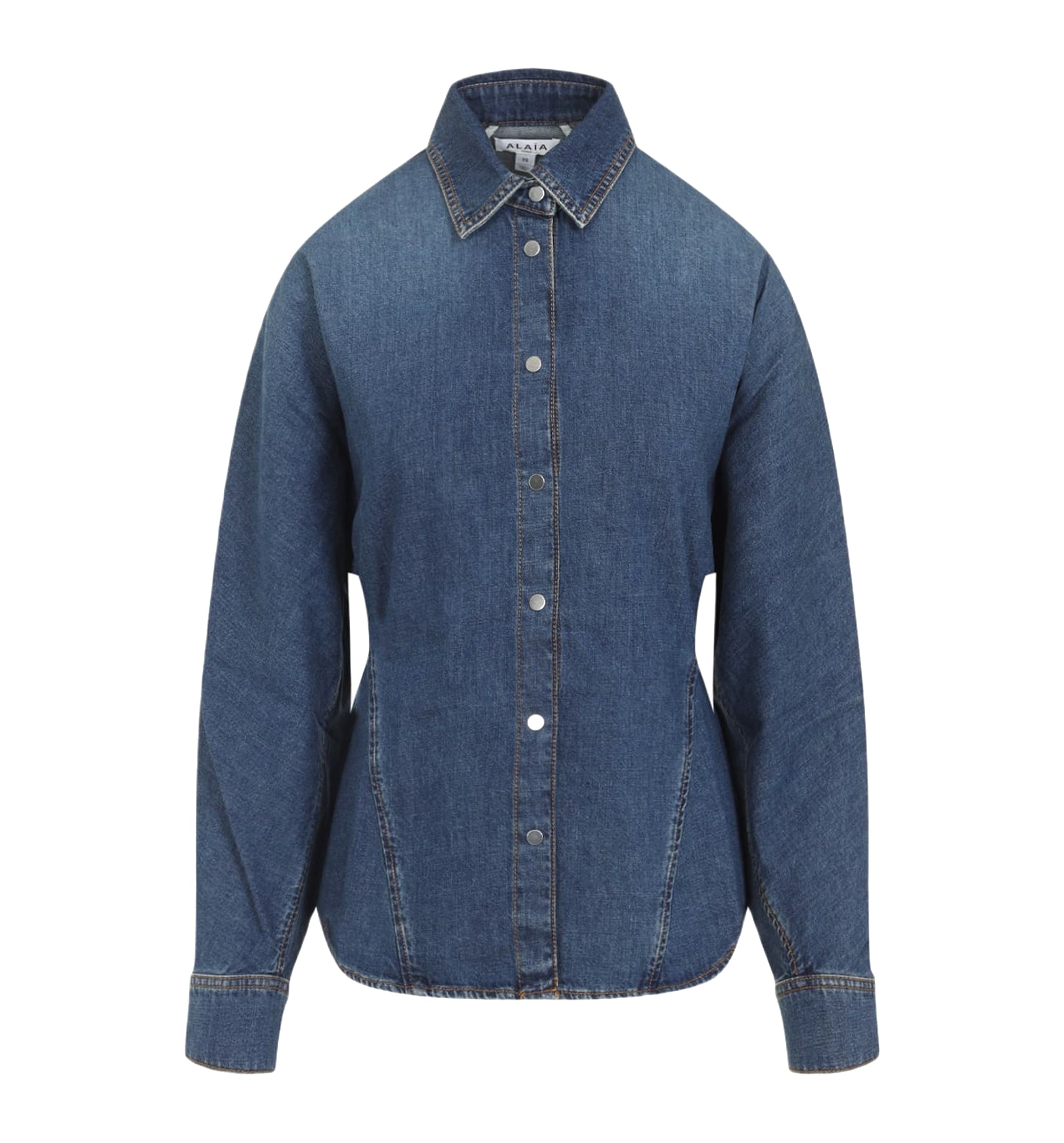 Round Denim Shirt