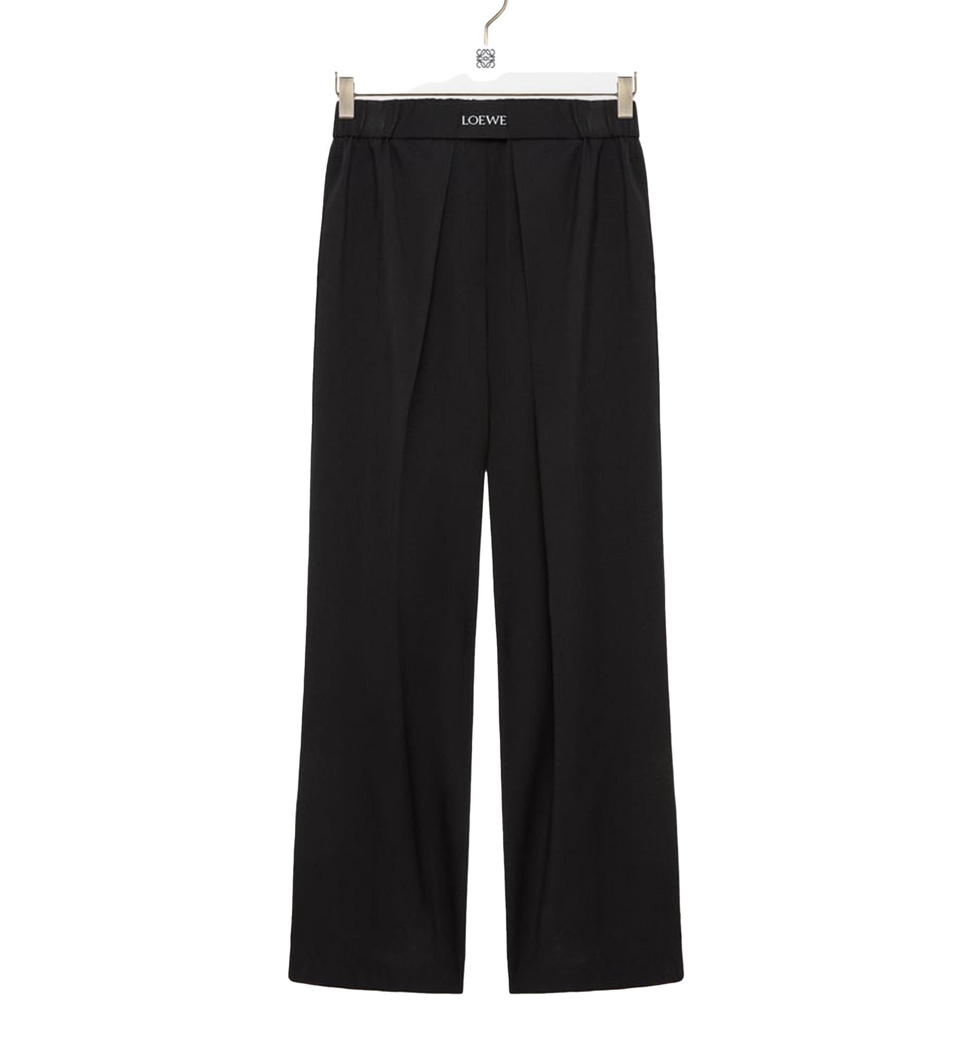 Elasticated Trousers In Wool