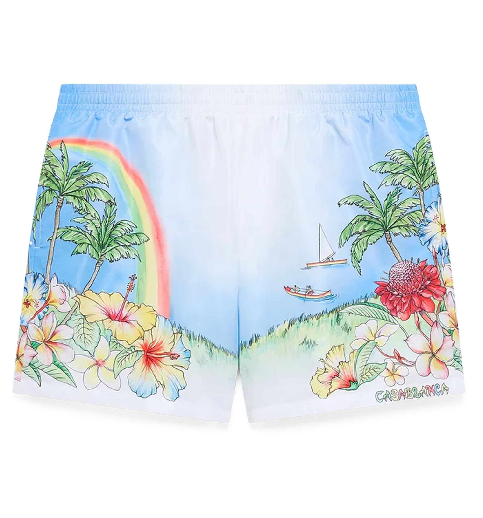 Aloha Printed Swim Shorts
