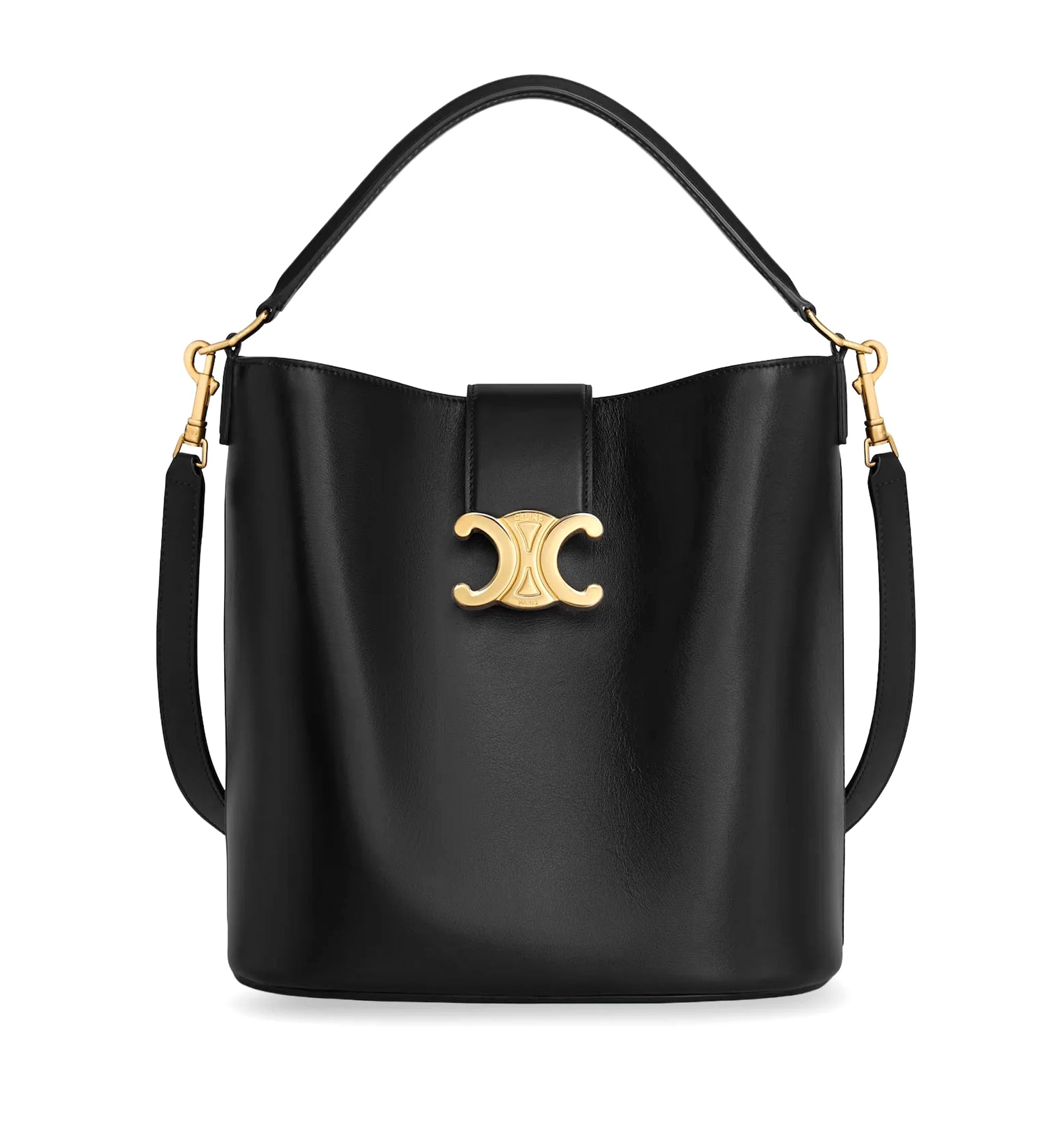 Medium Bucket Louise in Smooth Calfskin