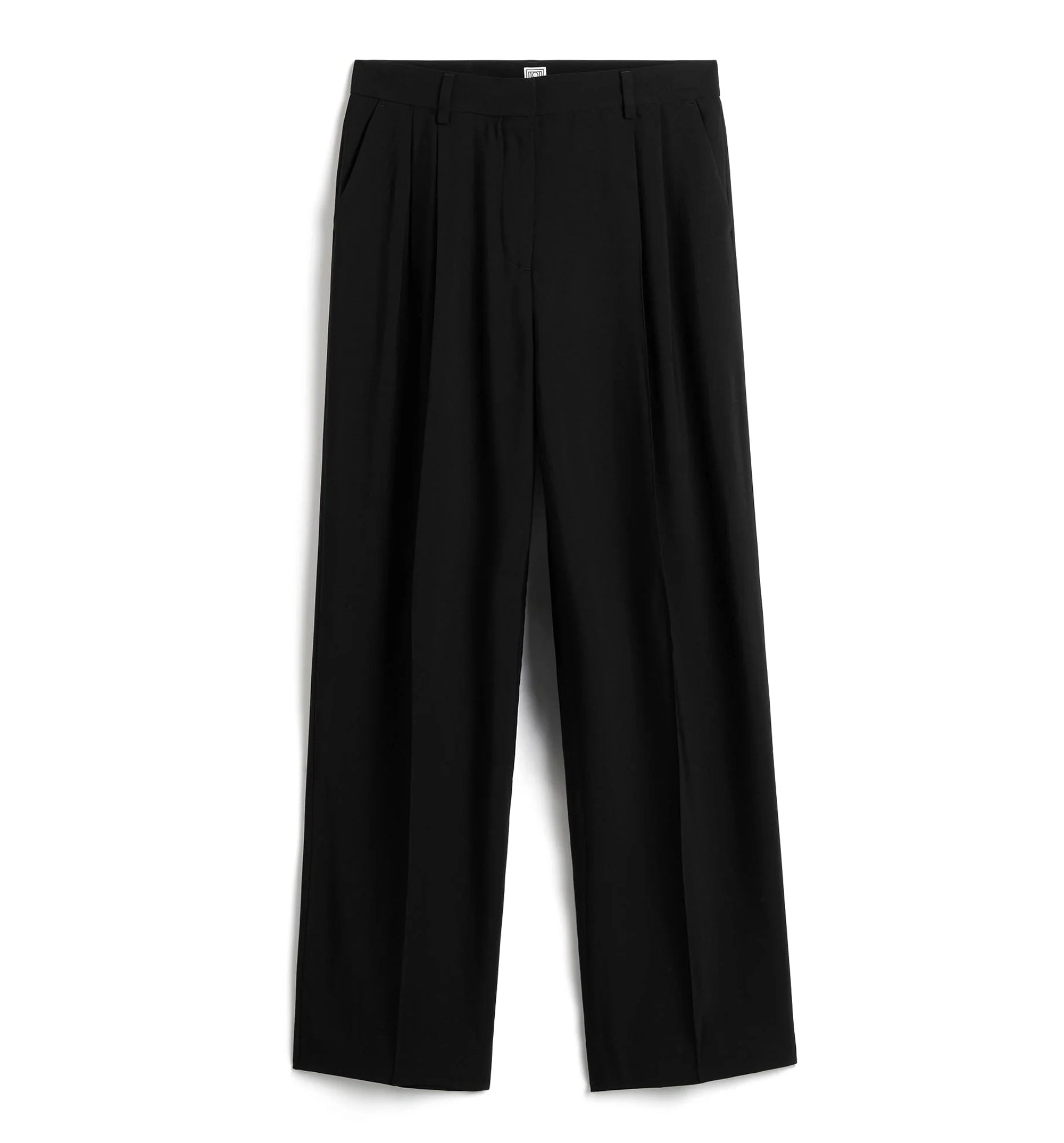Double-Pleat Fluid Trousers