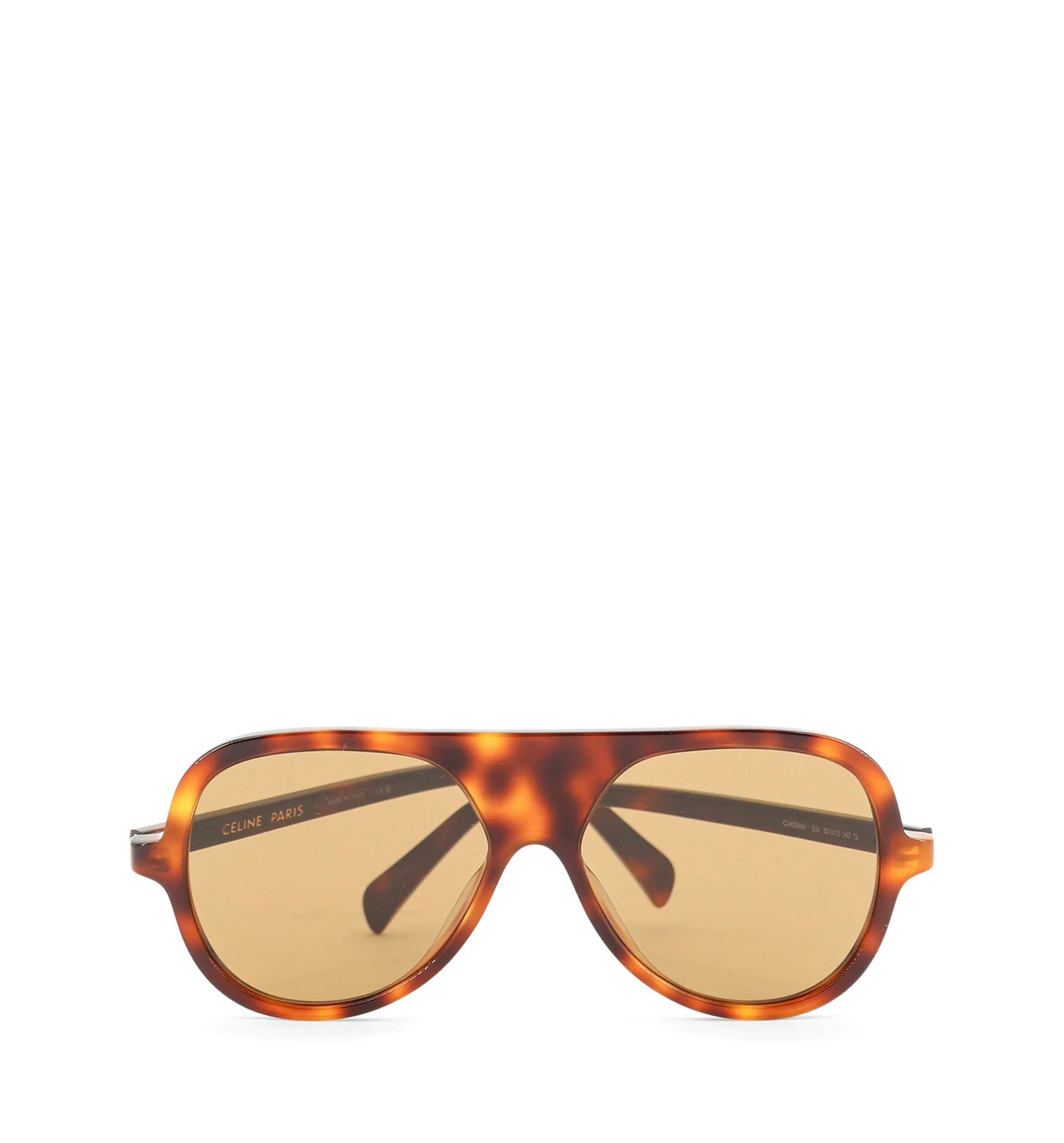 Havana Frame 66 Acetate Sunglasses