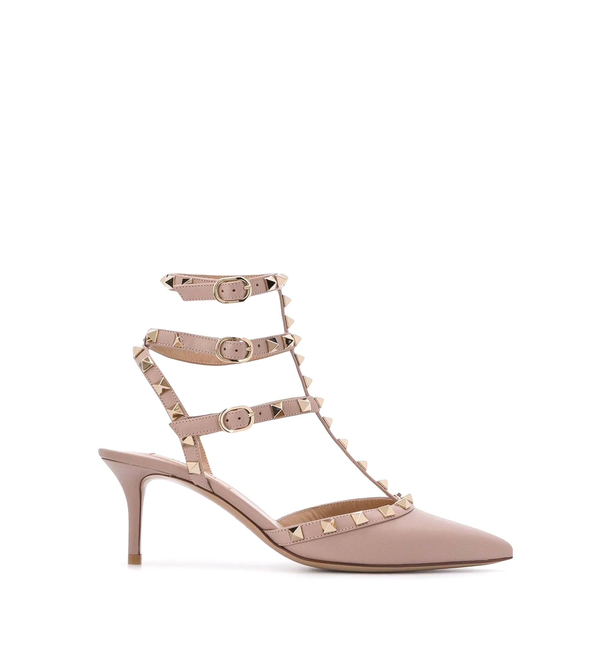 Rockstud Leather Pumps 65mm