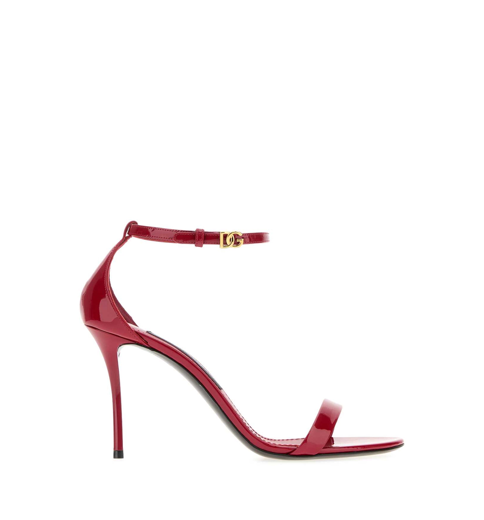 Red Leather Sandals