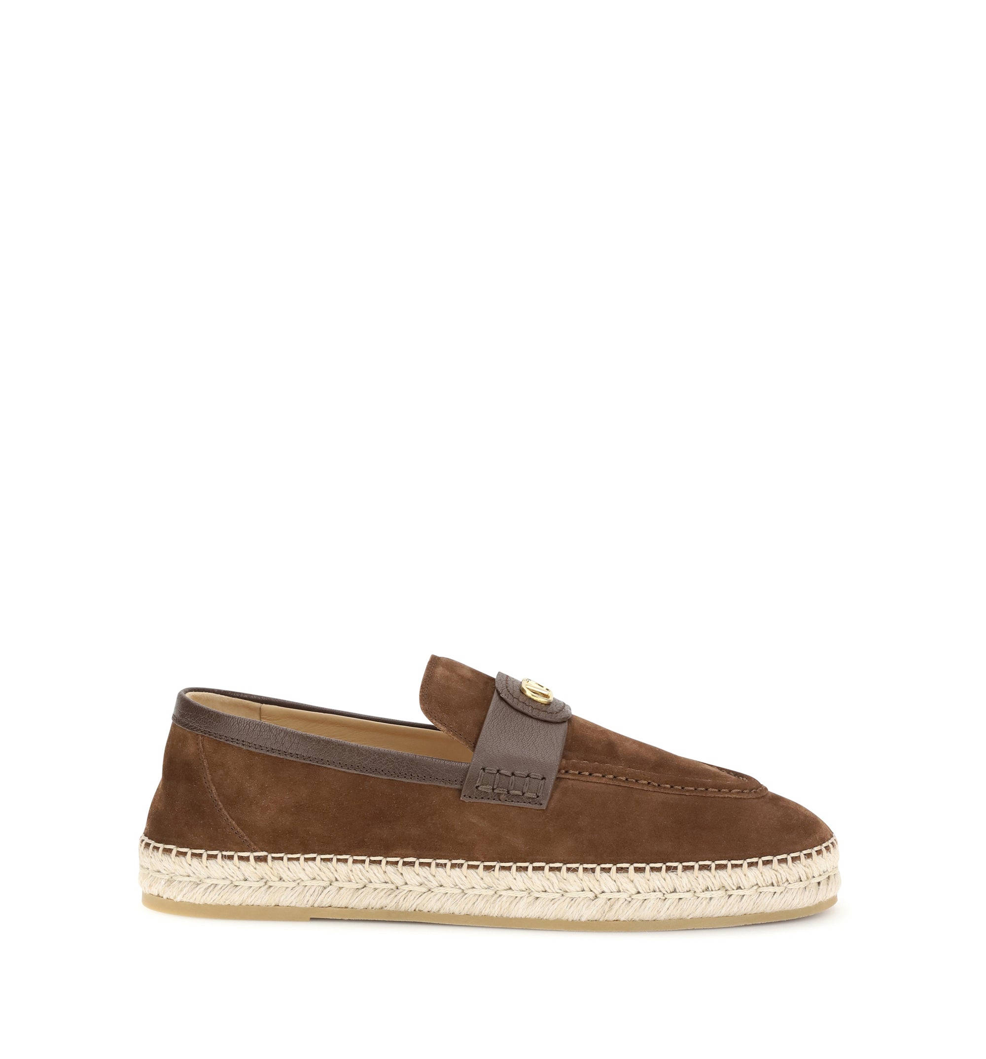 VLogo Signature Suede Espadrilles