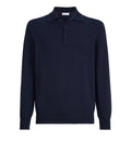Cashmere knit polo shirt