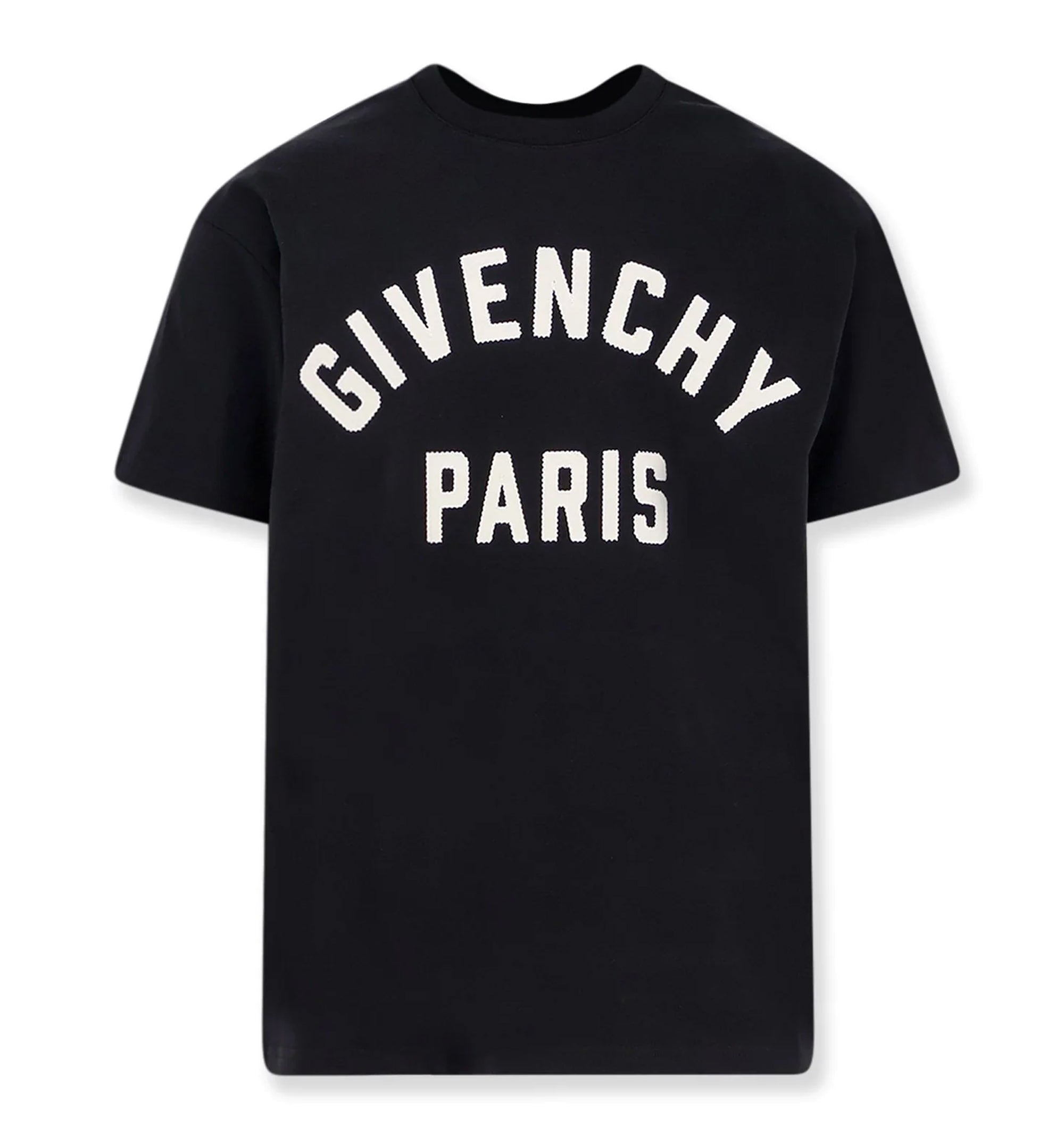 T-shirt in Cotton With GIVENCHY Paris Embroidery