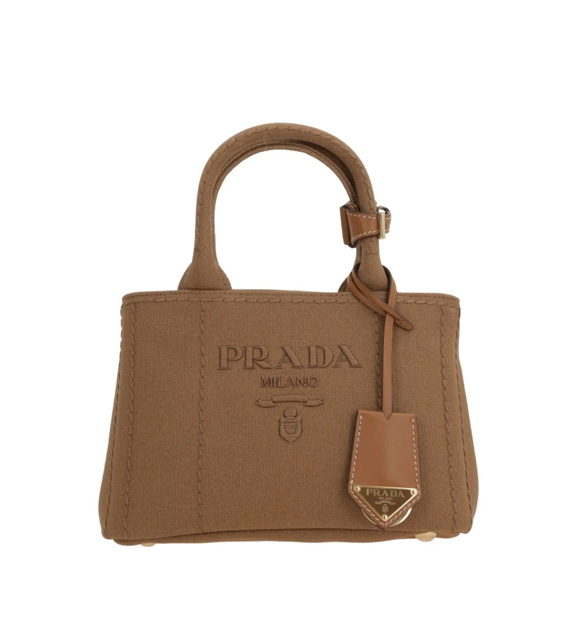 Prada Mini Brown Tote Bag