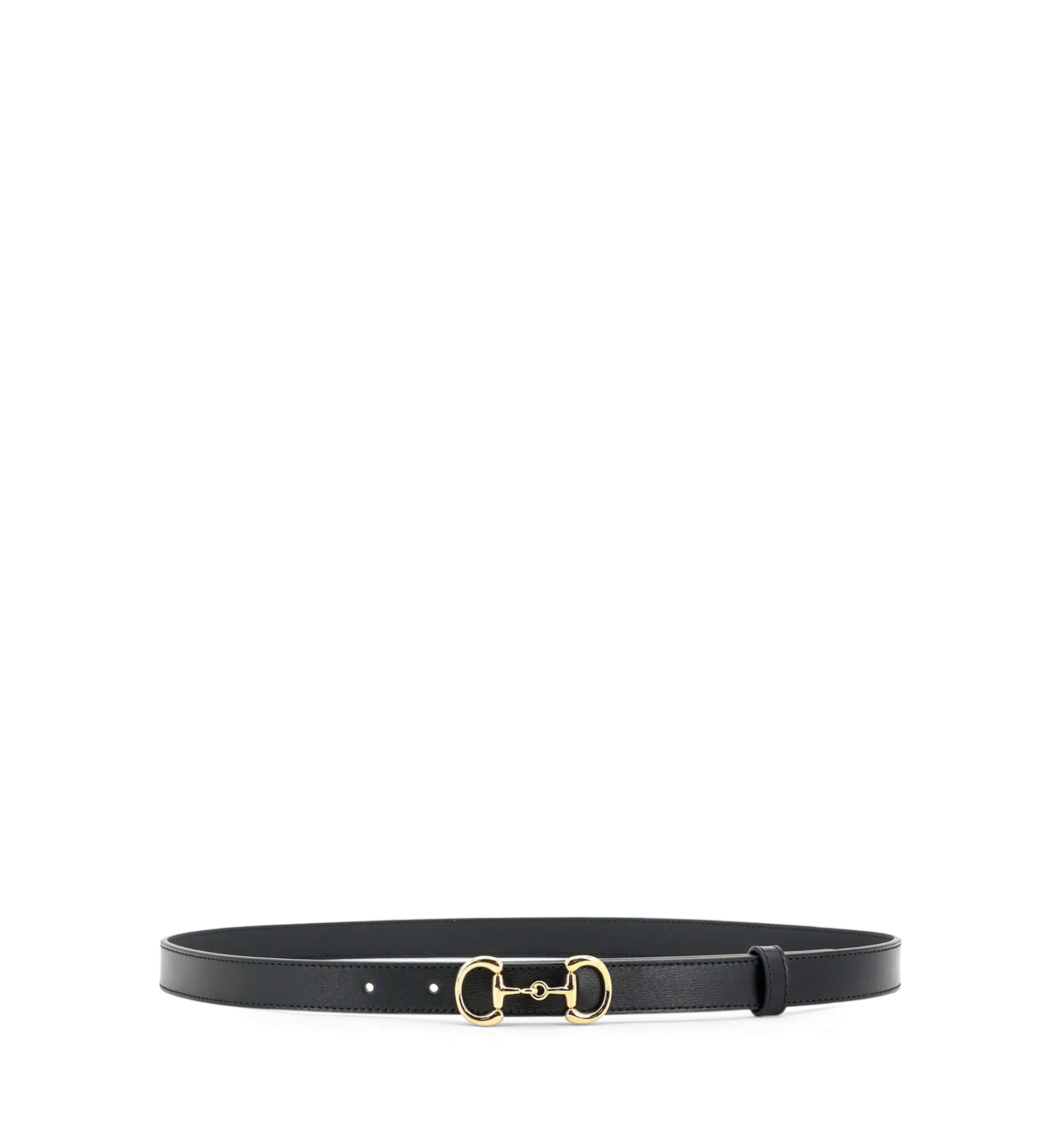 Thin belt with Horsebit buckle