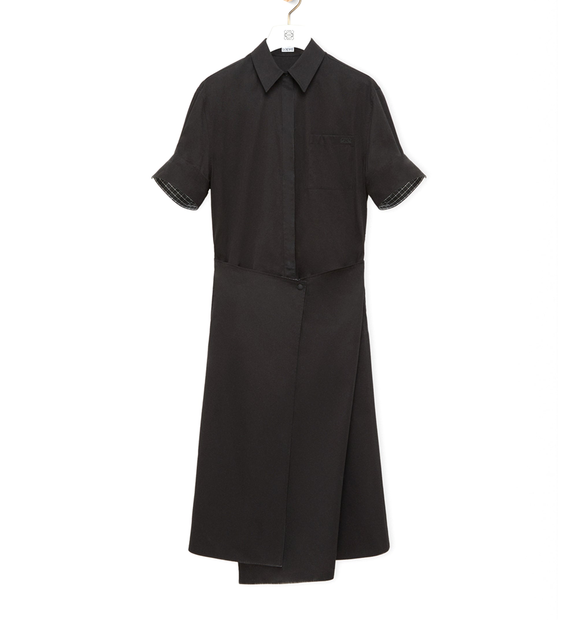 Dress in cotton and silk