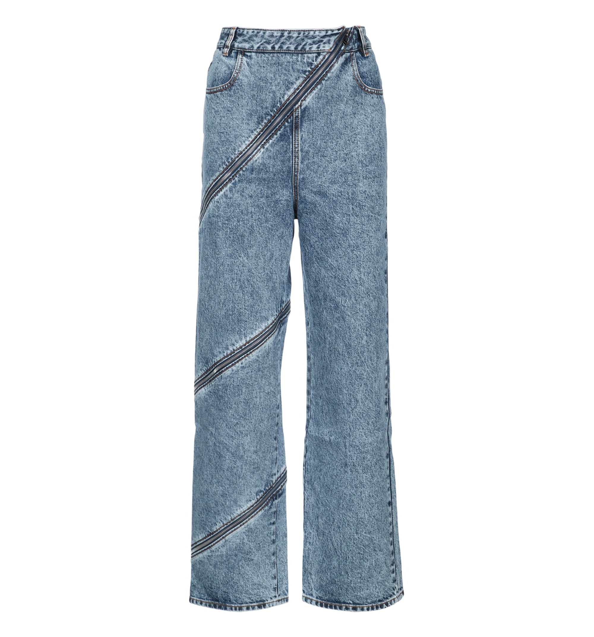 Spiral Denim Pants