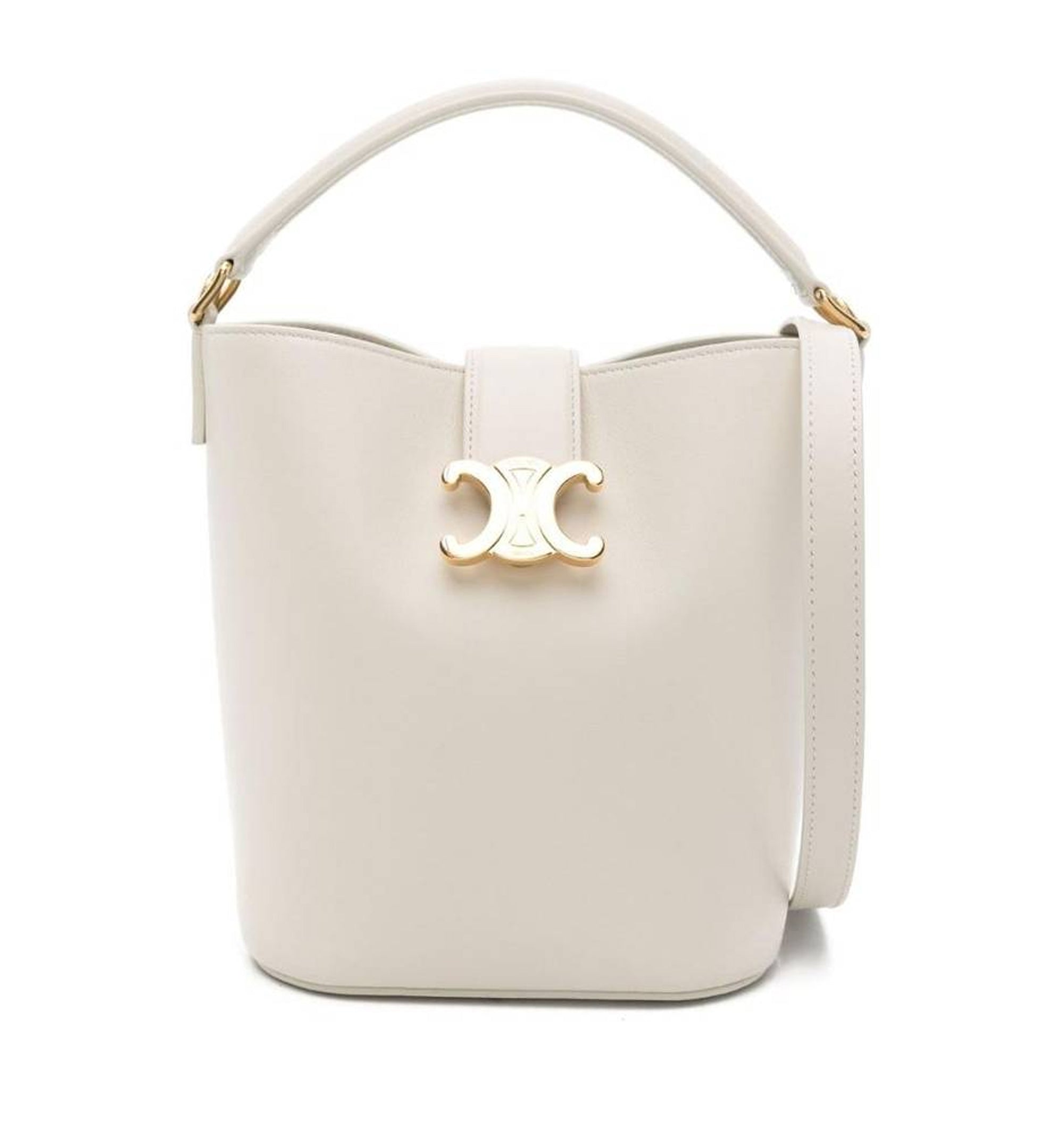 Small Bucket Louise in Smooth Calfskin