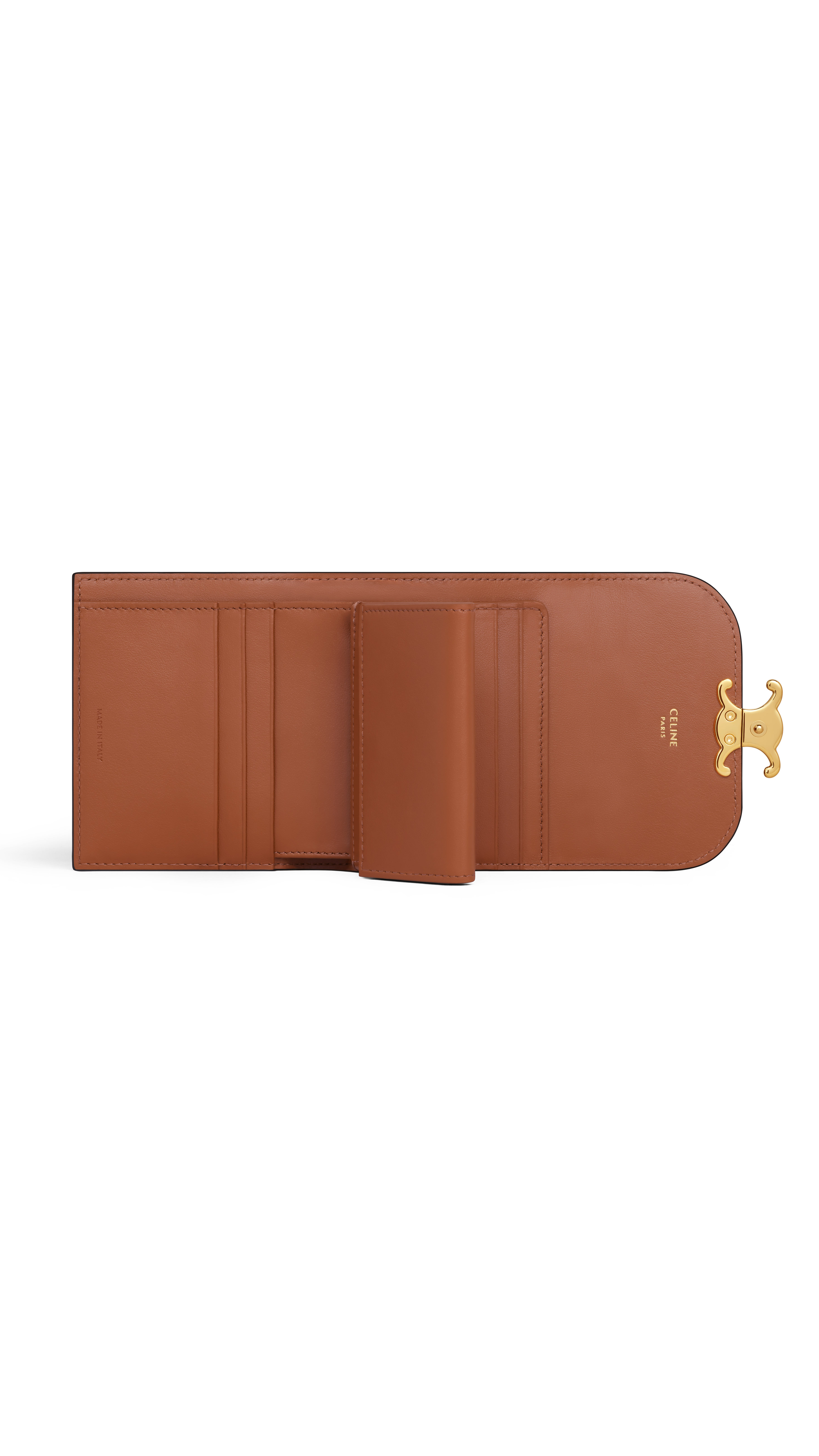 Small Wallet Triomphe in Triomphe Canvas - Tan