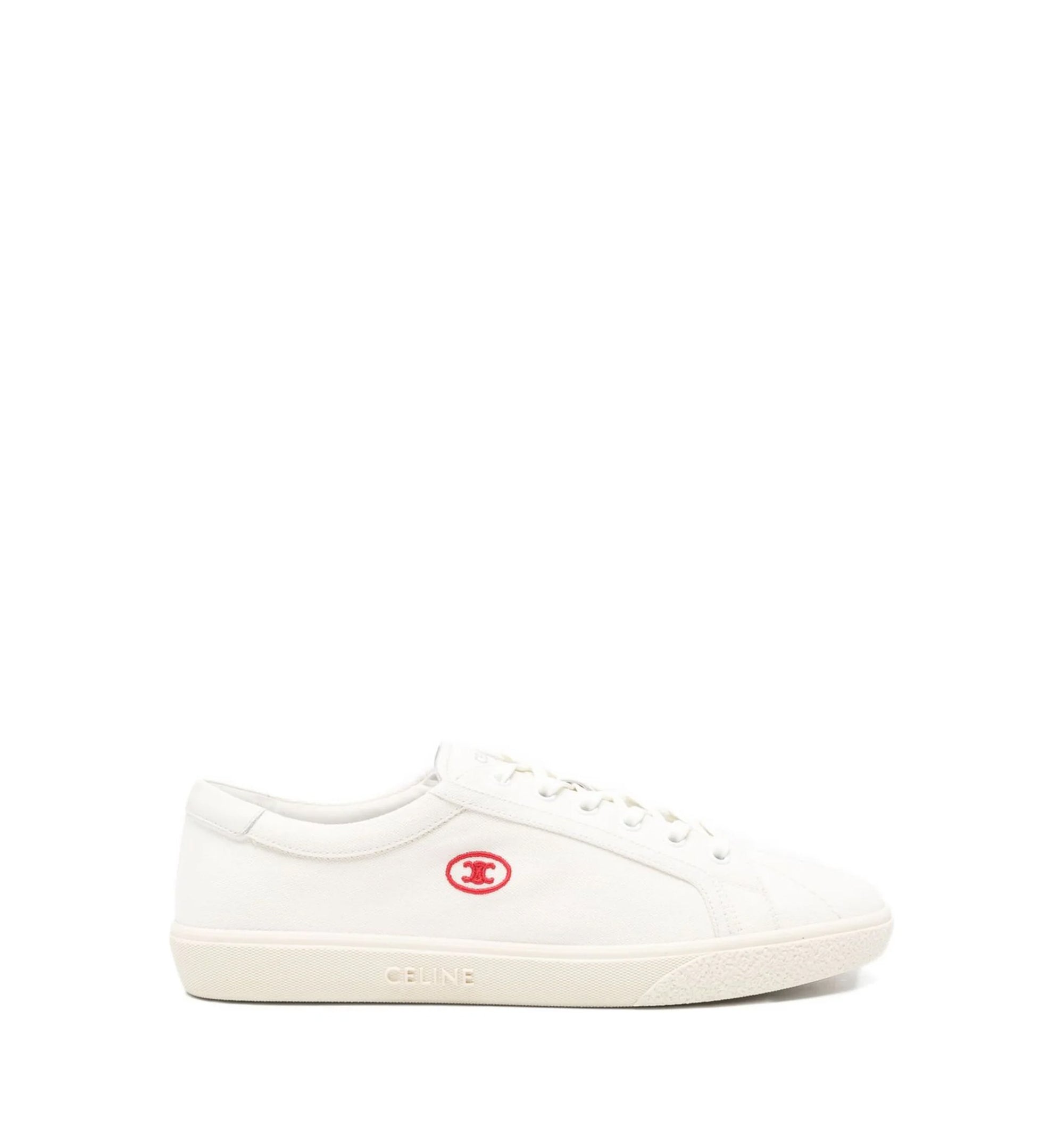 Lou Low Lace-up Sneaker with Embroidered Triomphe