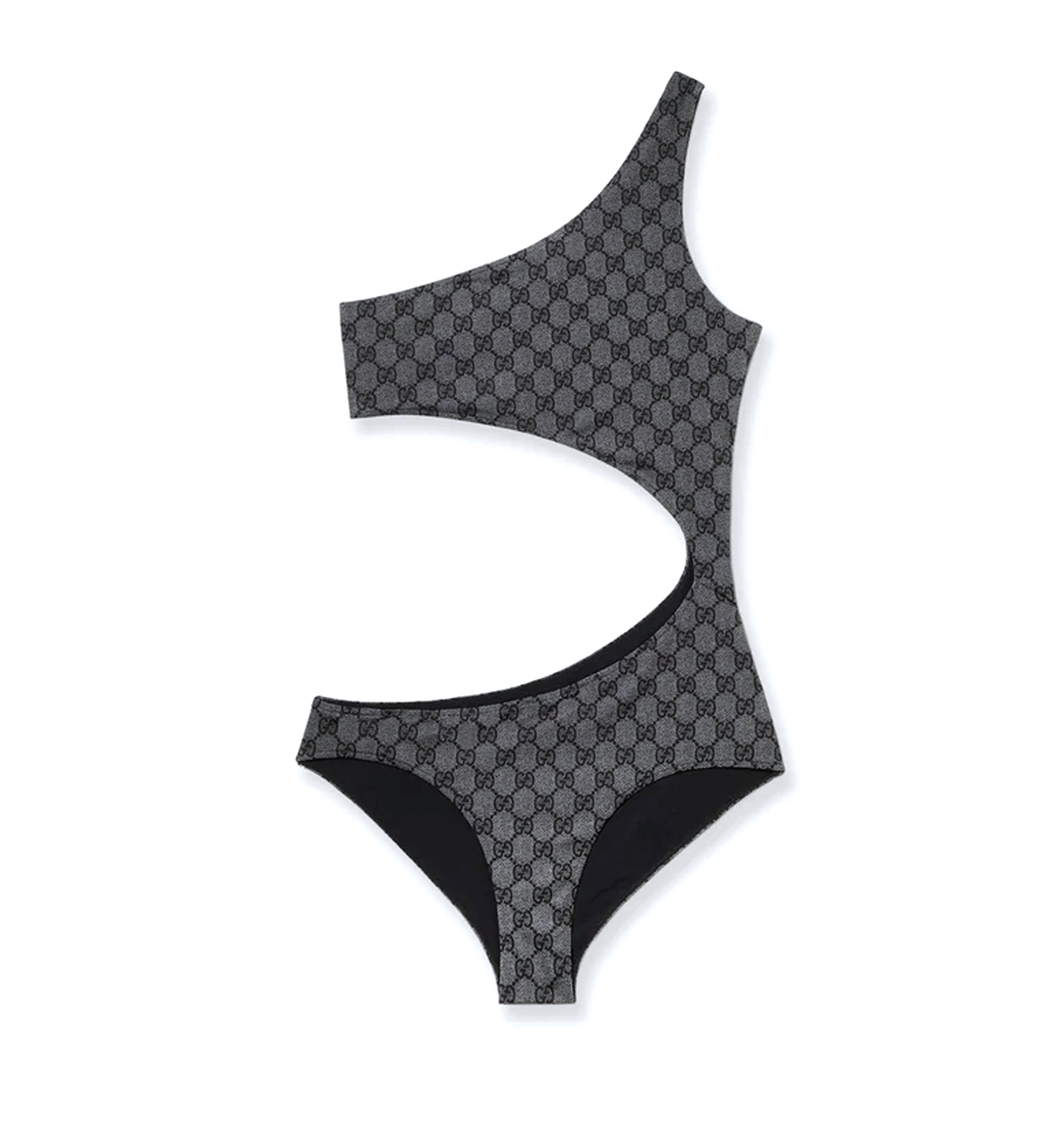 GG Stretch Jersey Swimsuit - Black