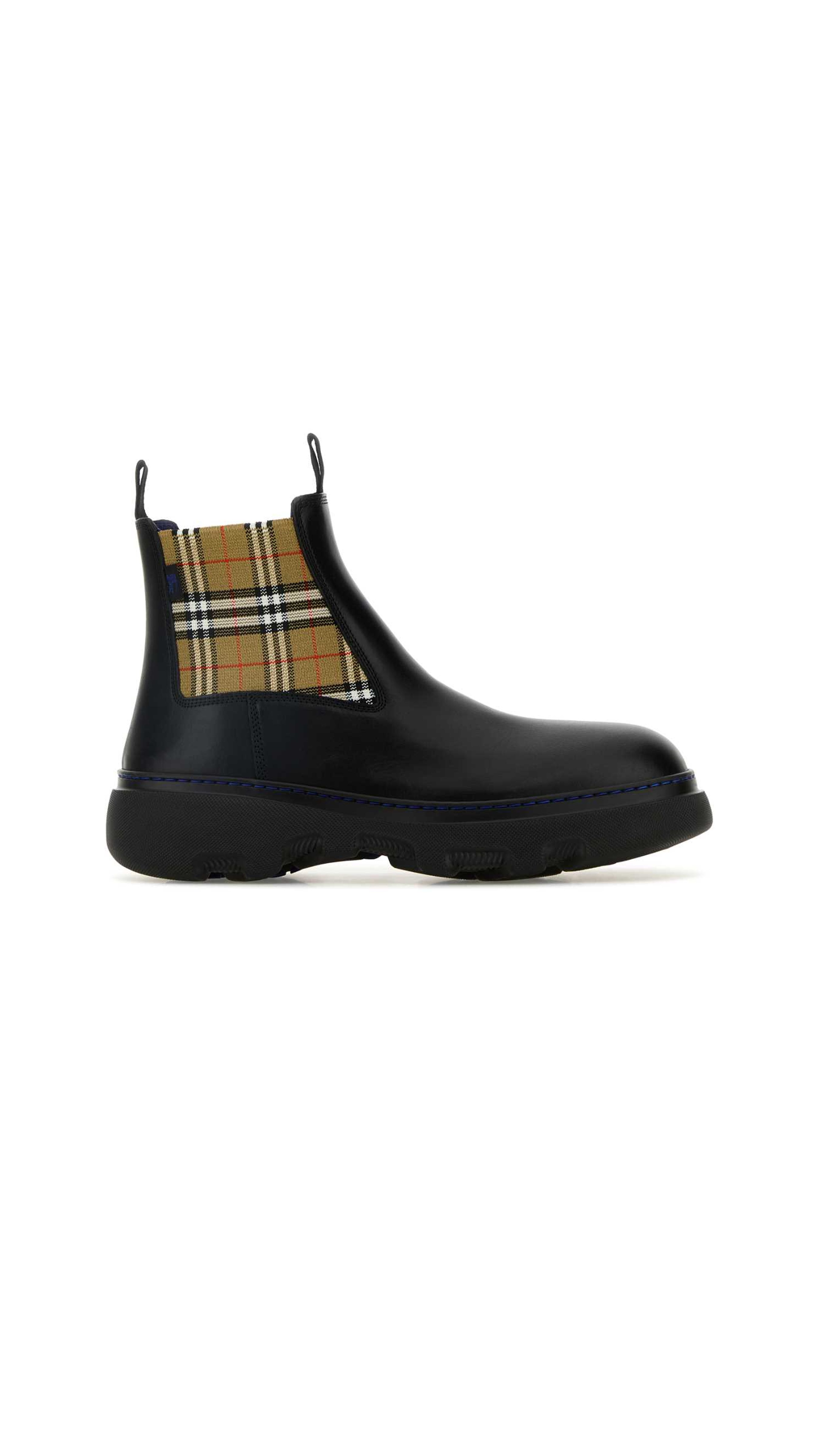 Leather Ankle Boots - Black