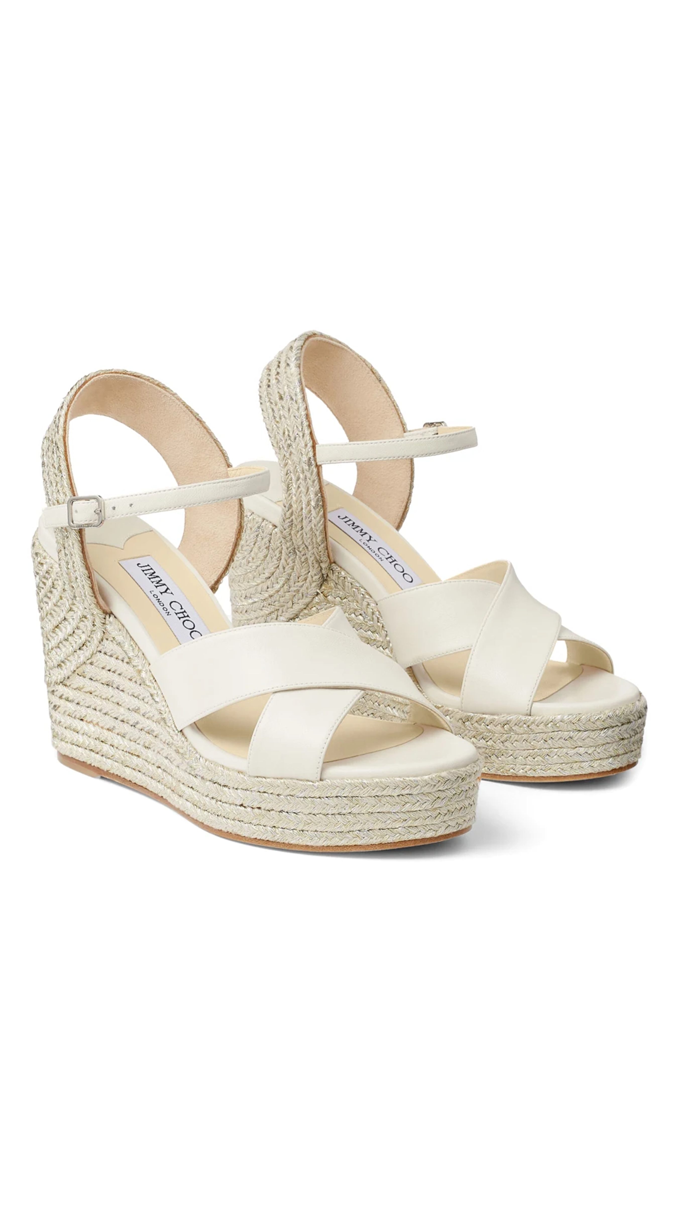 Dellena 100 Wedge Sandal - Latte