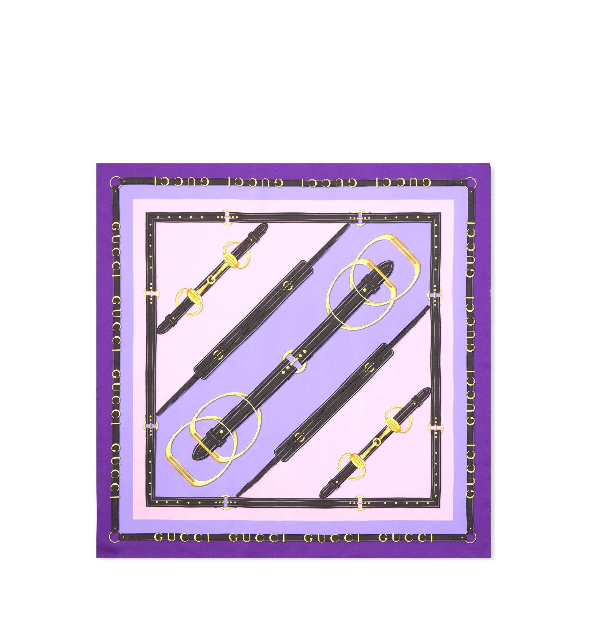 Printed Silk Twill Scarf