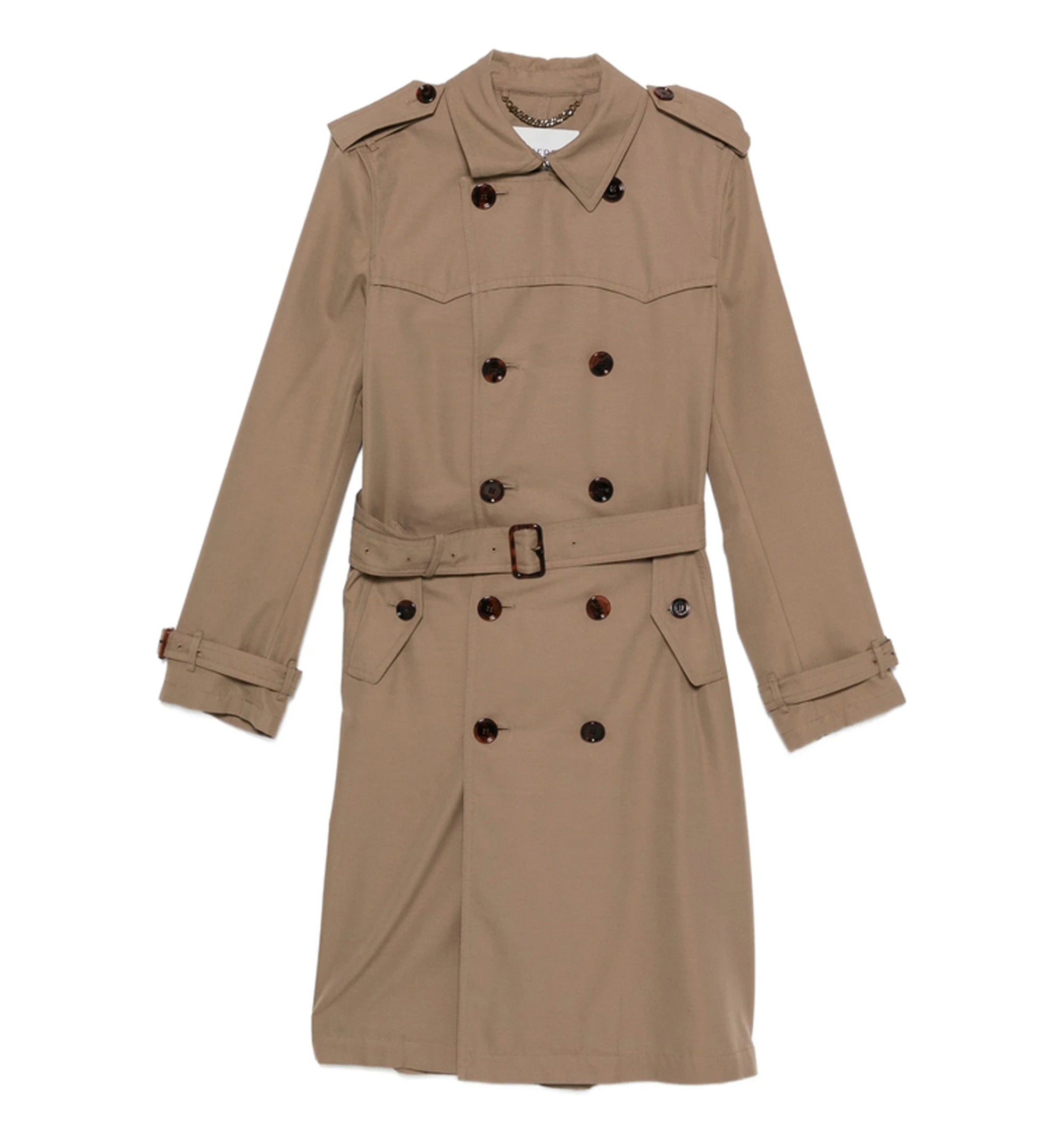 Long Silk Cotton Foxfield Trench Coat