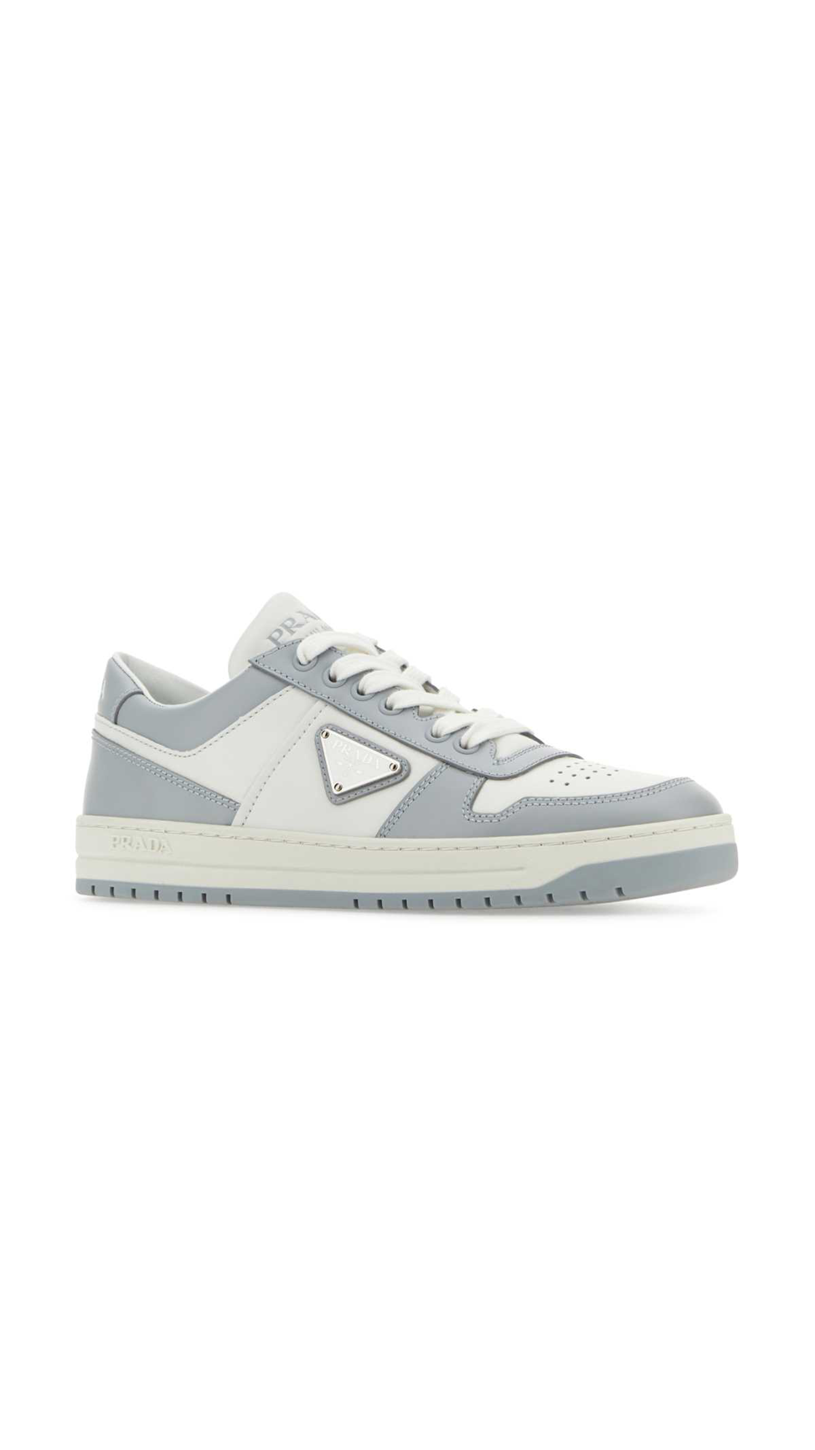 Downtown Leather Sneakers - White/Grey