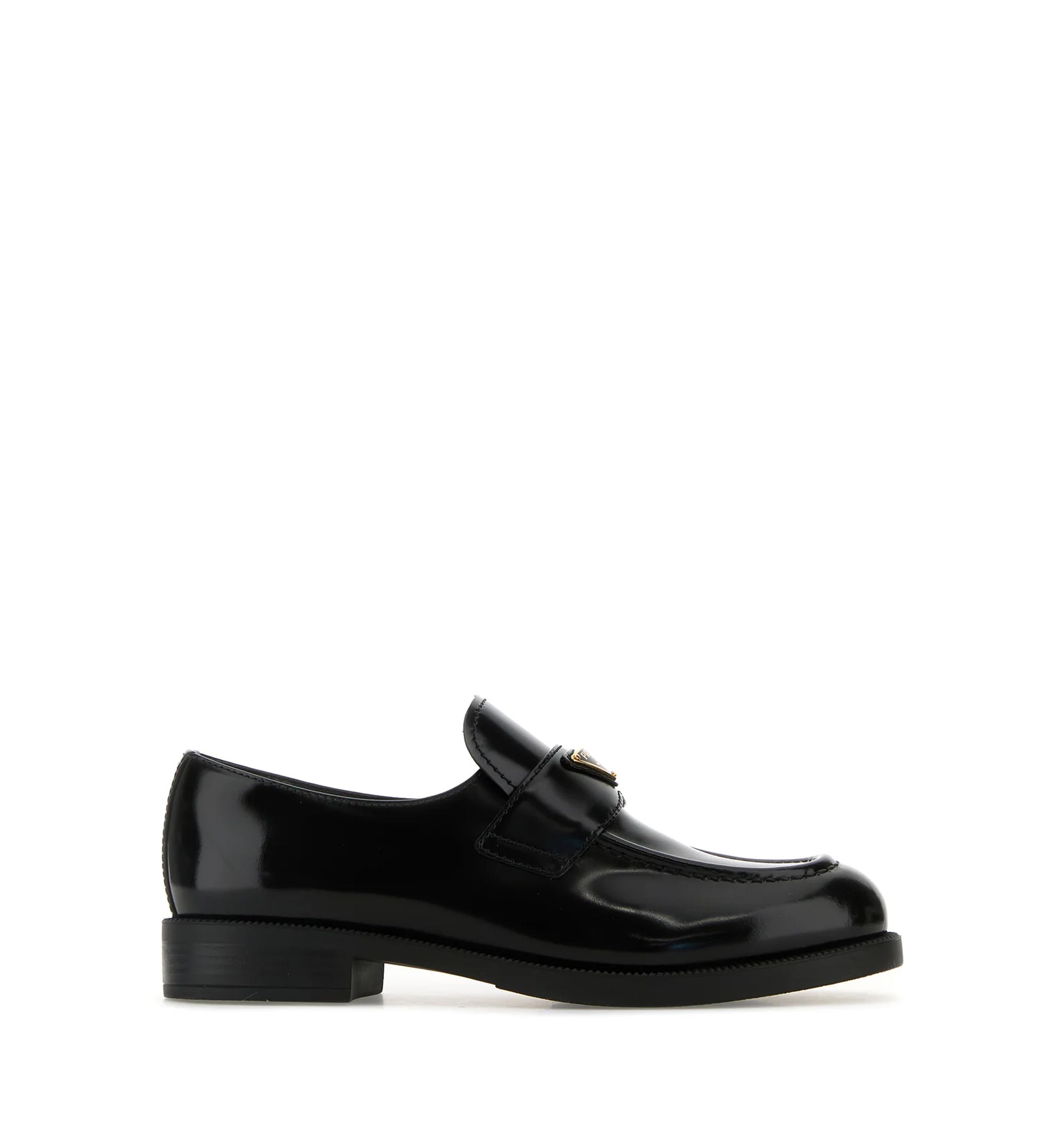 Brushed Leather Loafers