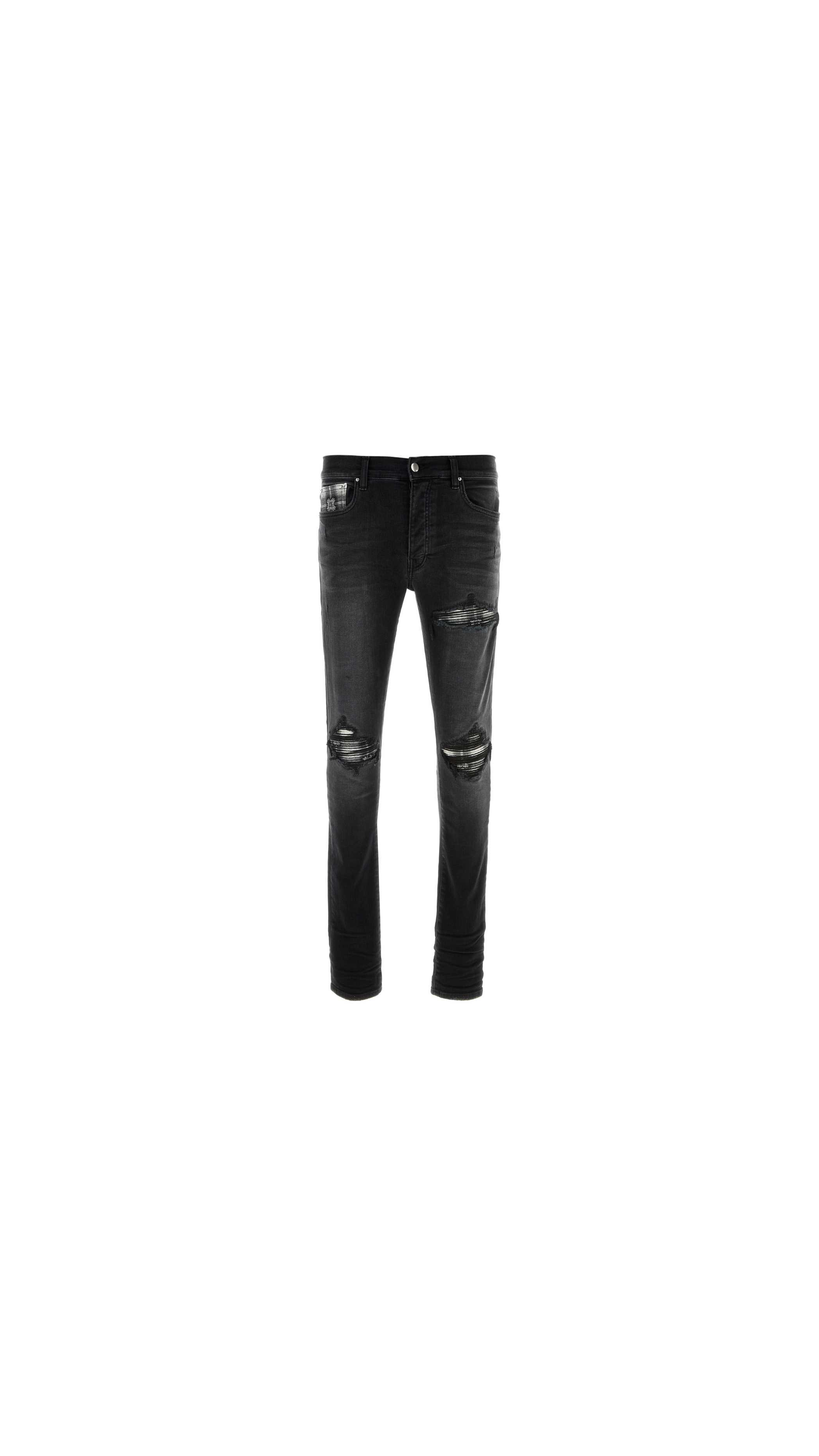 Ma Quad Plaid jeans - Black