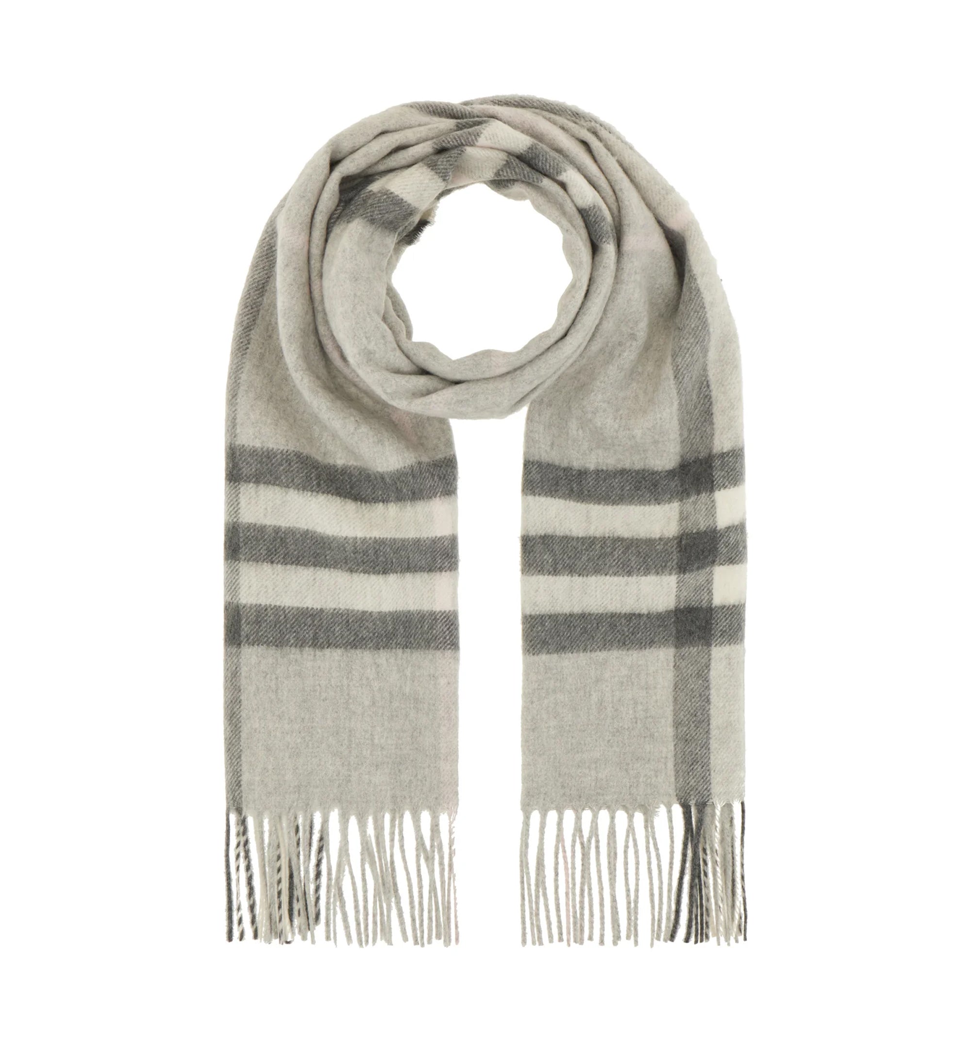 Check Cashmere Scarf