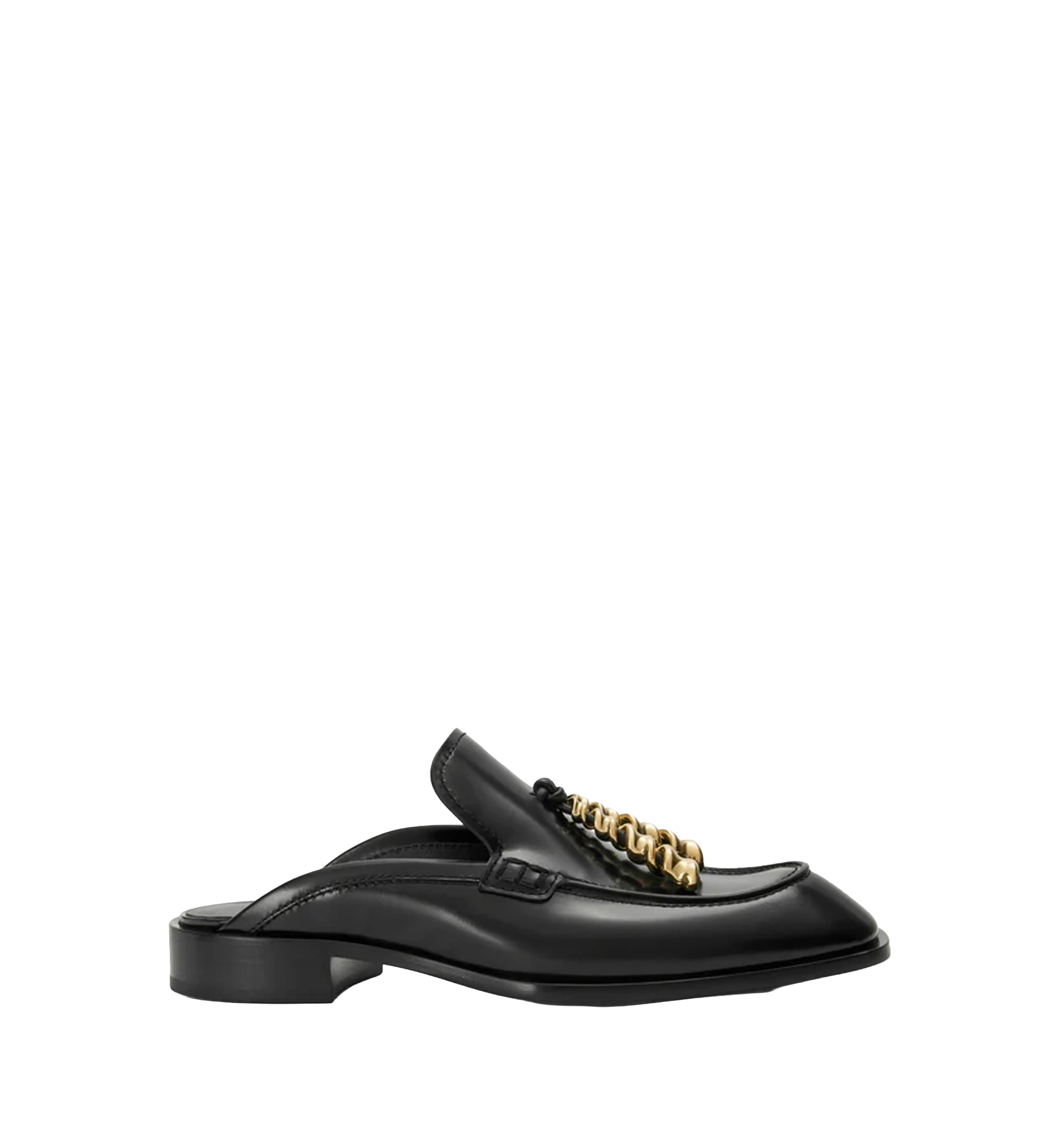 Edge Loafer Mule In Brushed Calfskin