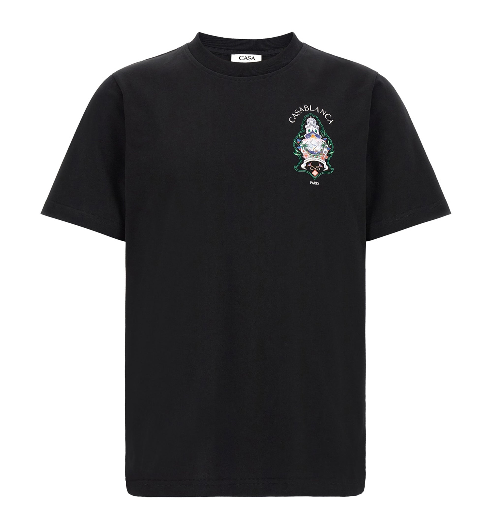 T-shirt with 'Hotel Emblem' print