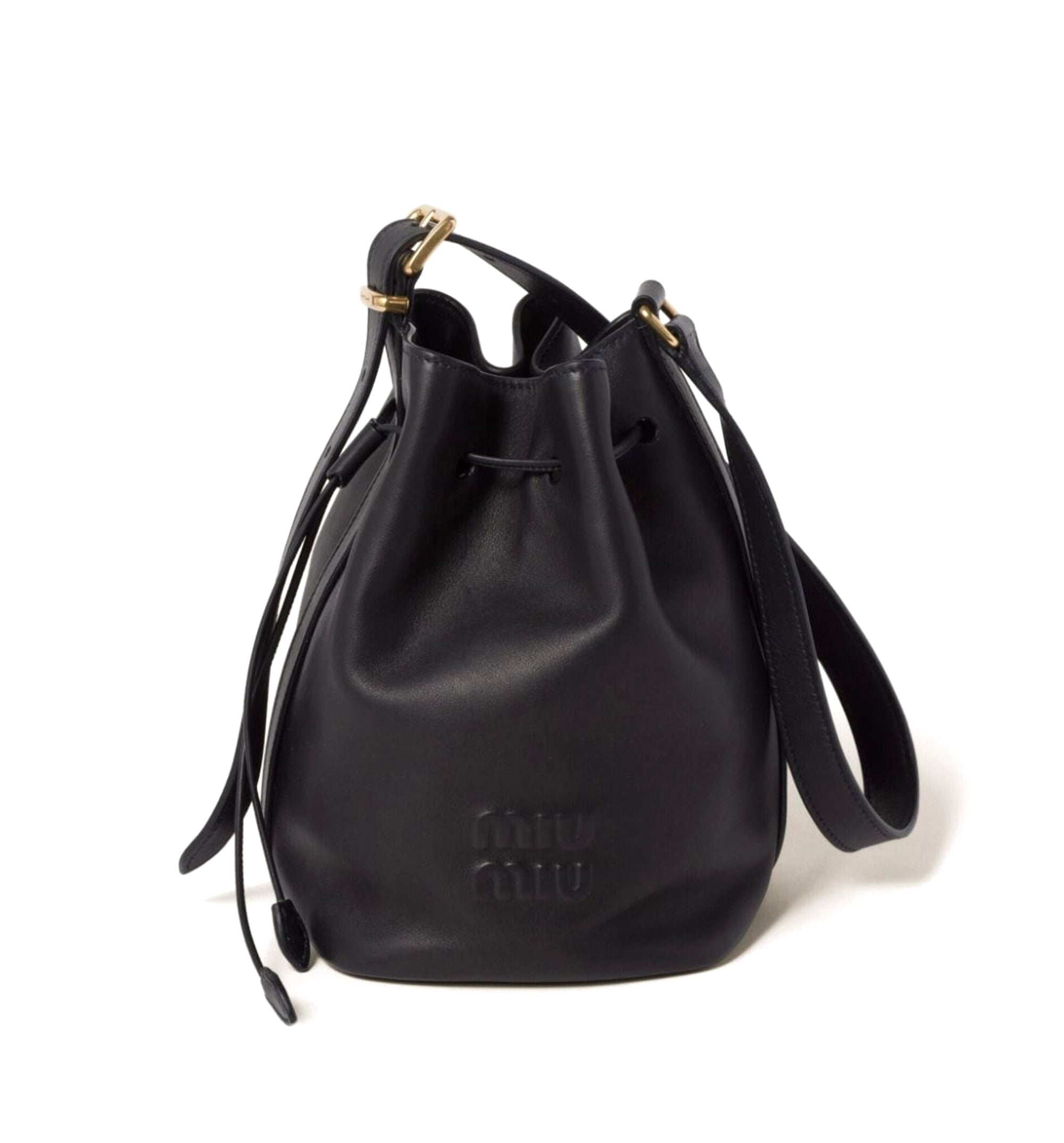 Nappa Leather Bucket Bag