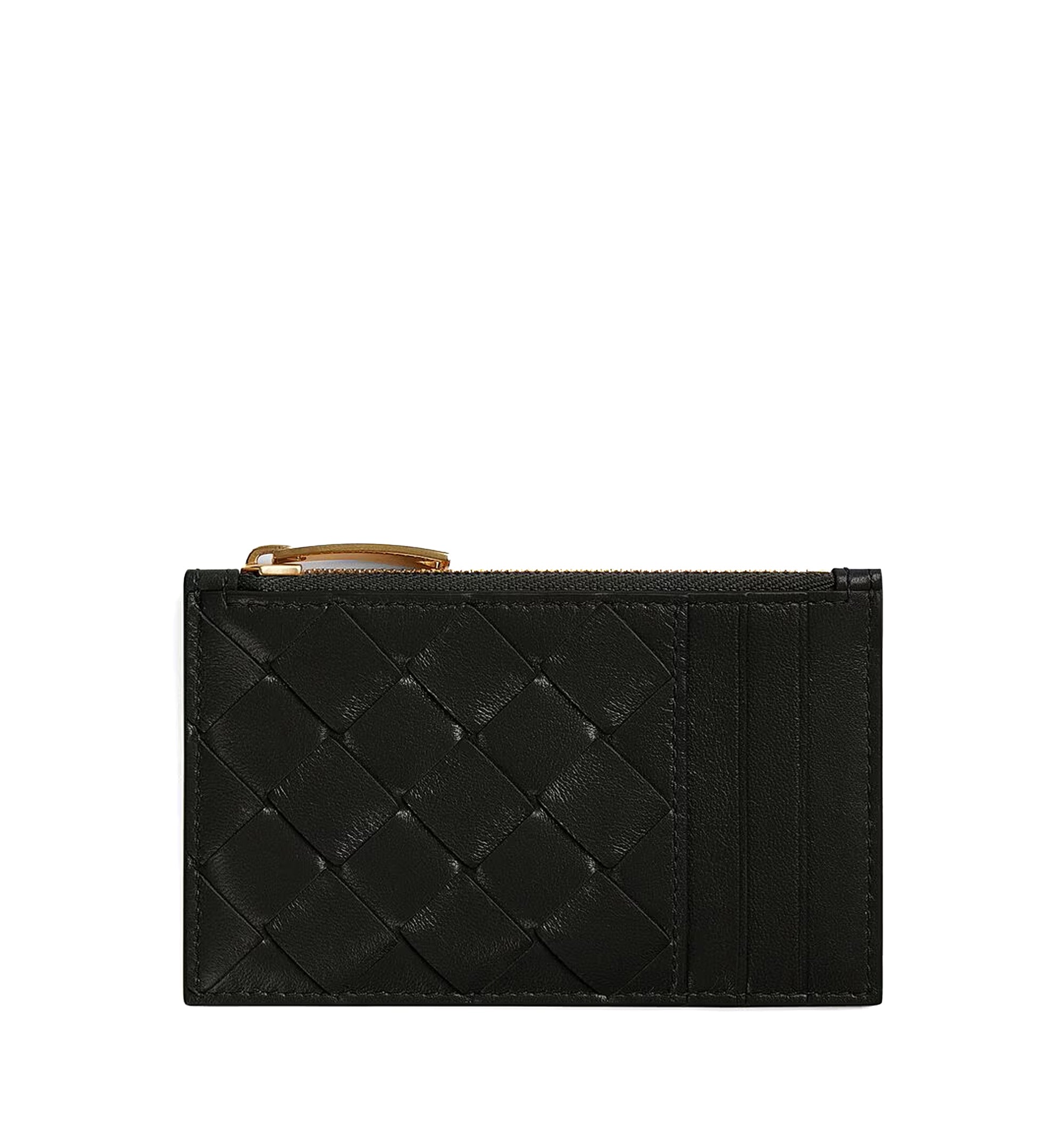 Intrecciato Zipped Card Case