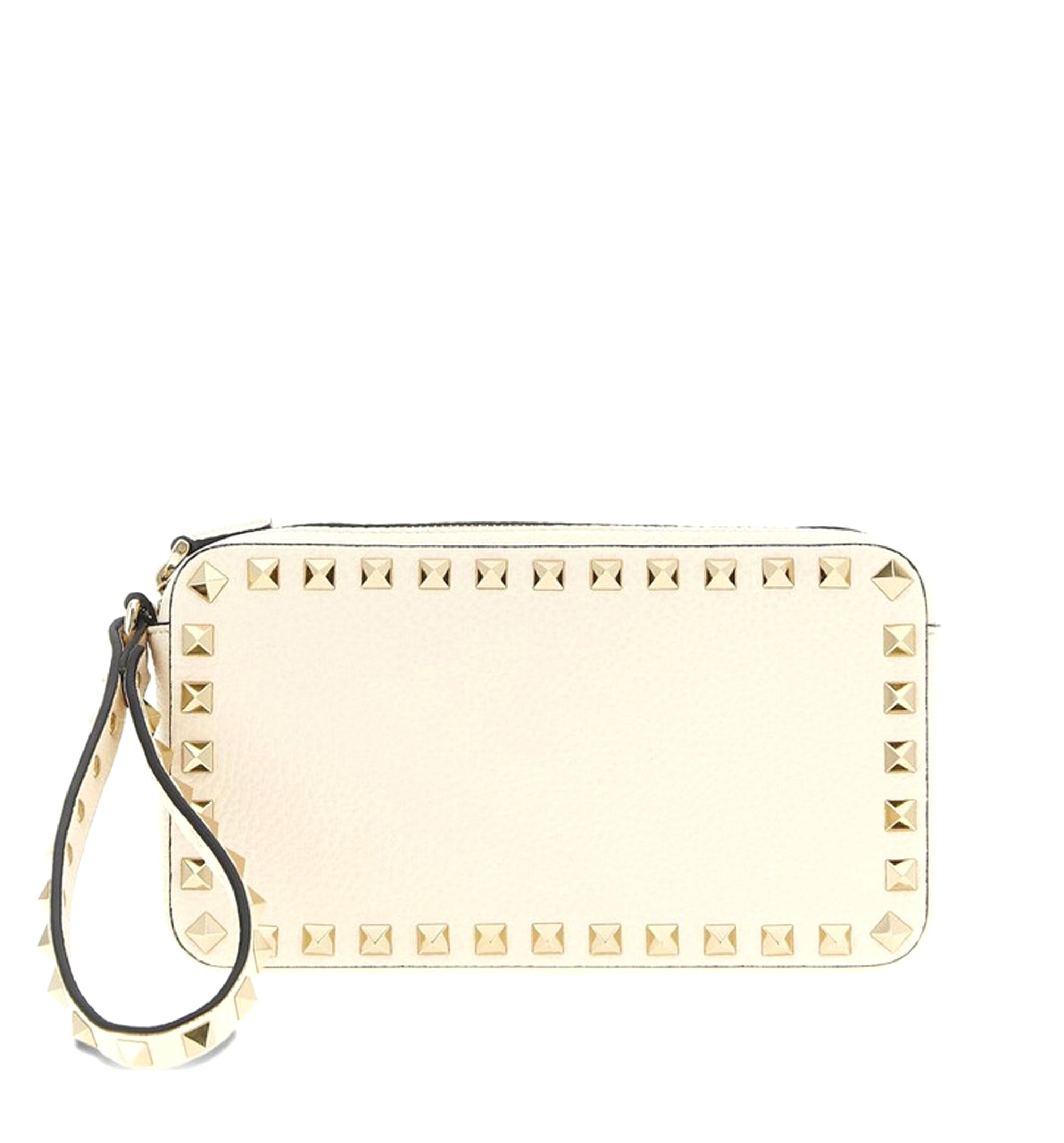 Rockstud Mini Grainy Calfskin Crossbody Bag