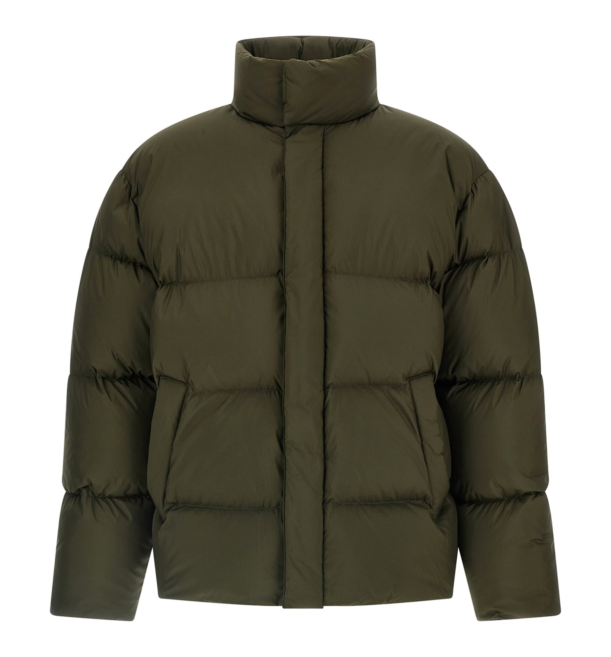 Down Puffer Jacket In Water-Repellent Canvas