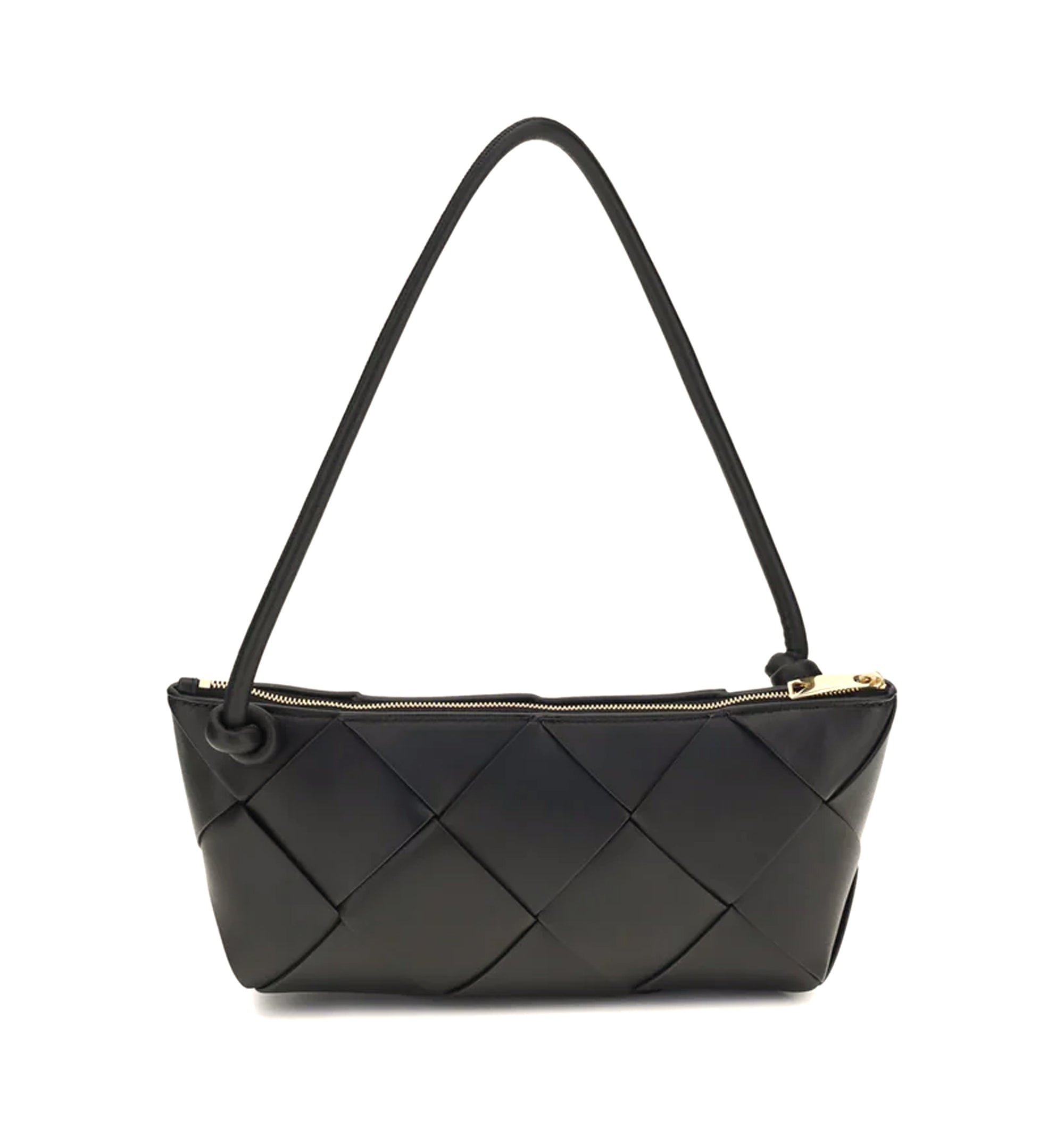 Woven Leather Clutch